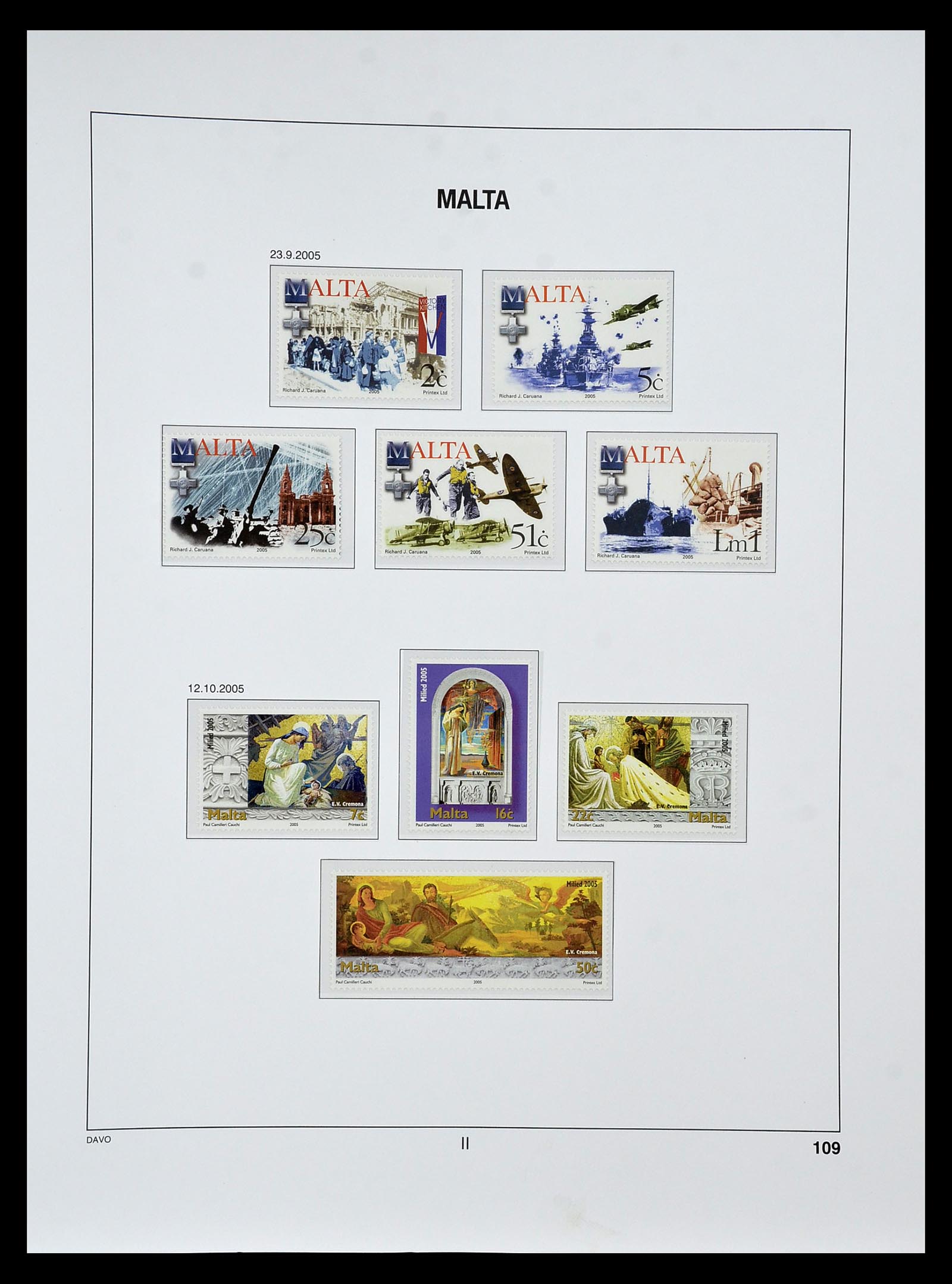 35114 126 - Stamp Collection 35114 Malta 1964-2005.