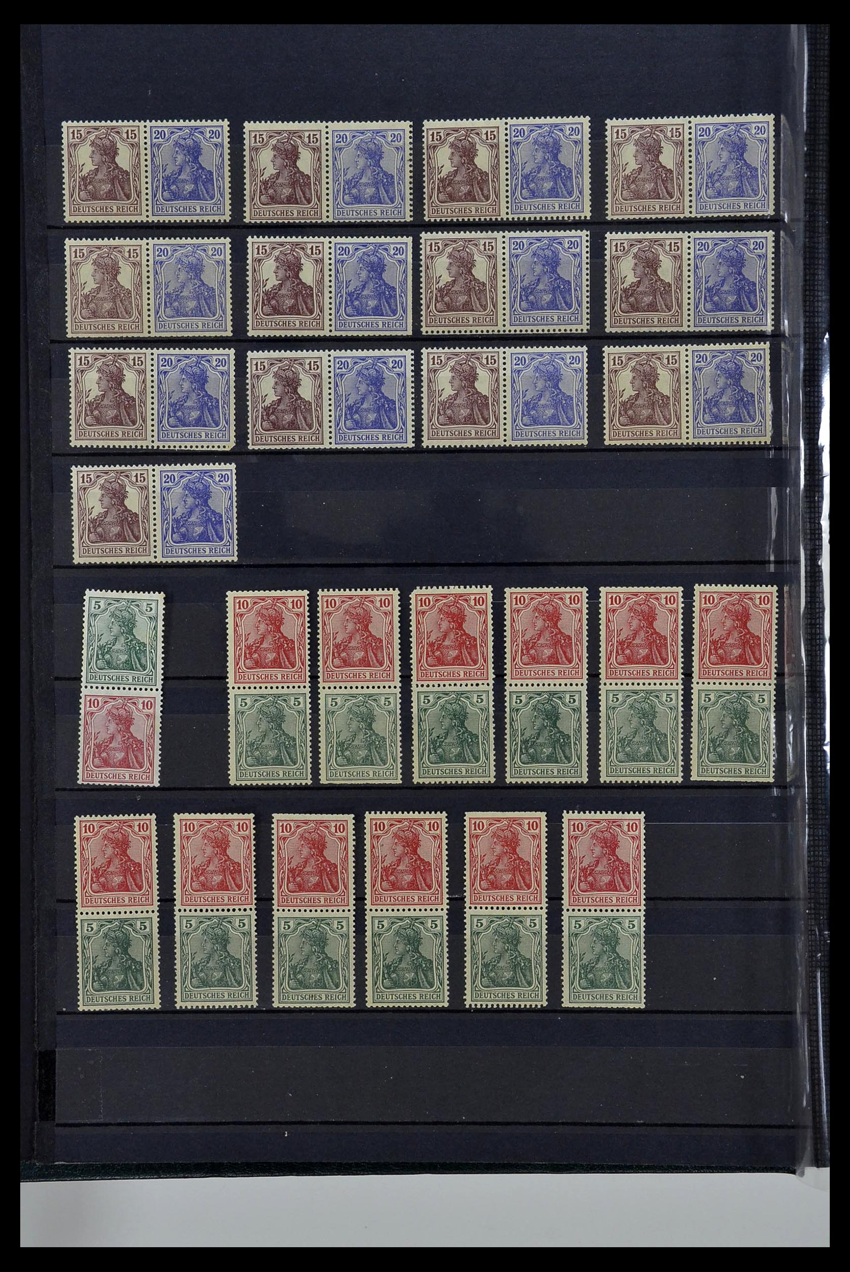 35118 002 - Stamp Collection 35118 German Reich combinations 1912-1941.