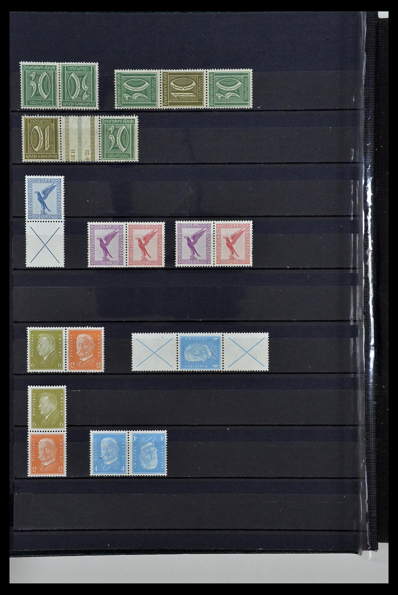 35118 006 - Stamp Collection 35118 German Reich combinations 1912-1941.
