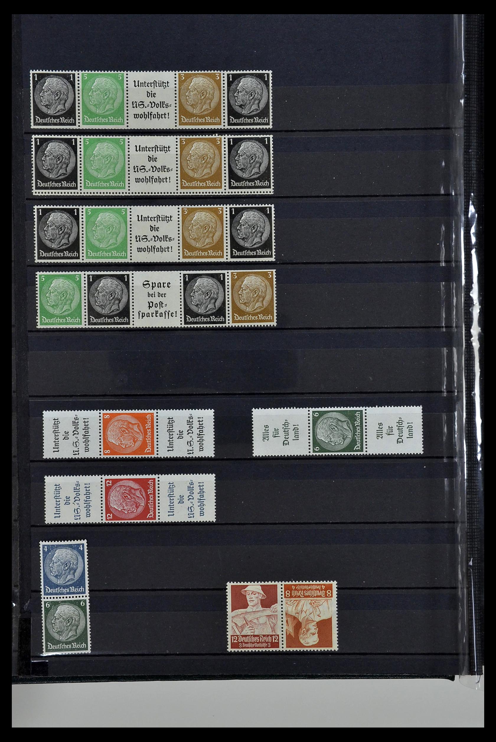 35118 008 - Stamp Collection 35118 German Reich combinations 1912-1941.