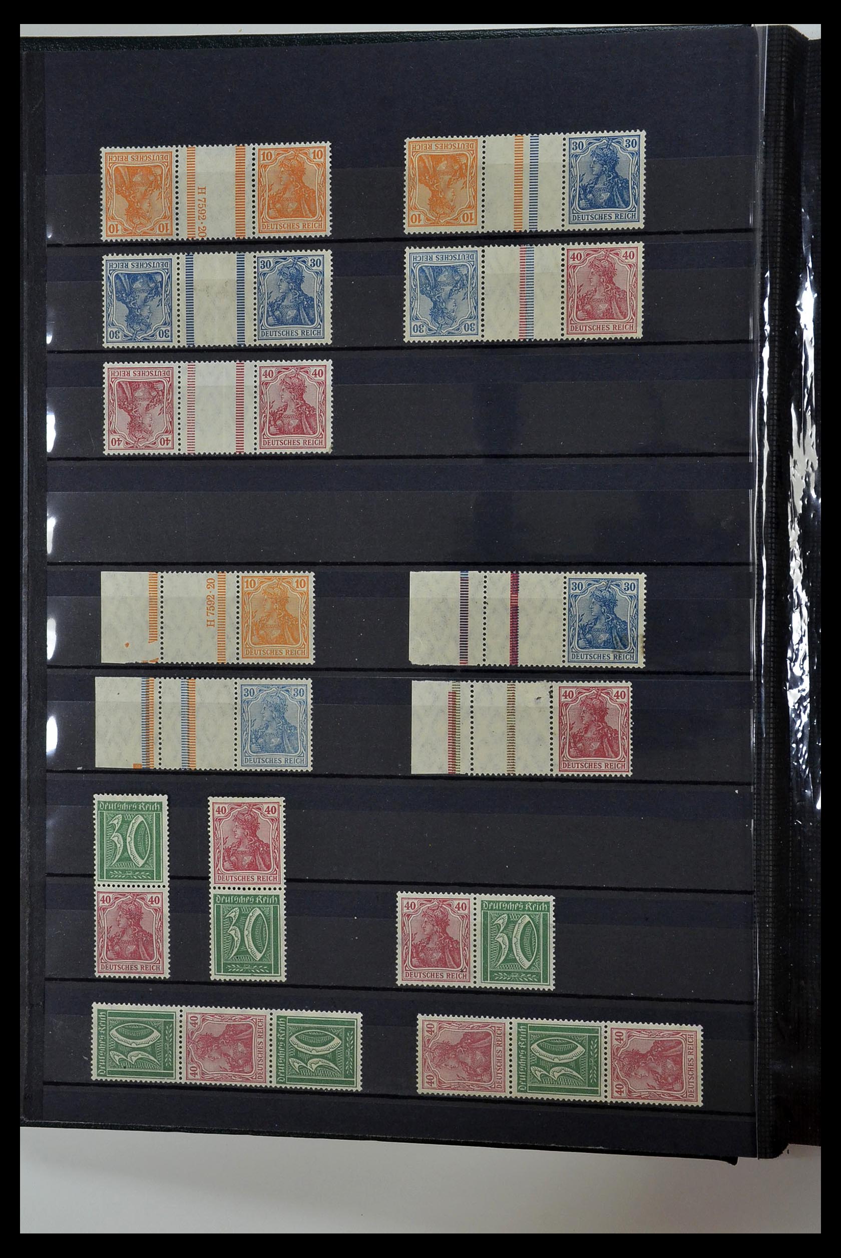 35118 012 - Stamp Collection 35118 German Reich combinations 1912-1941.