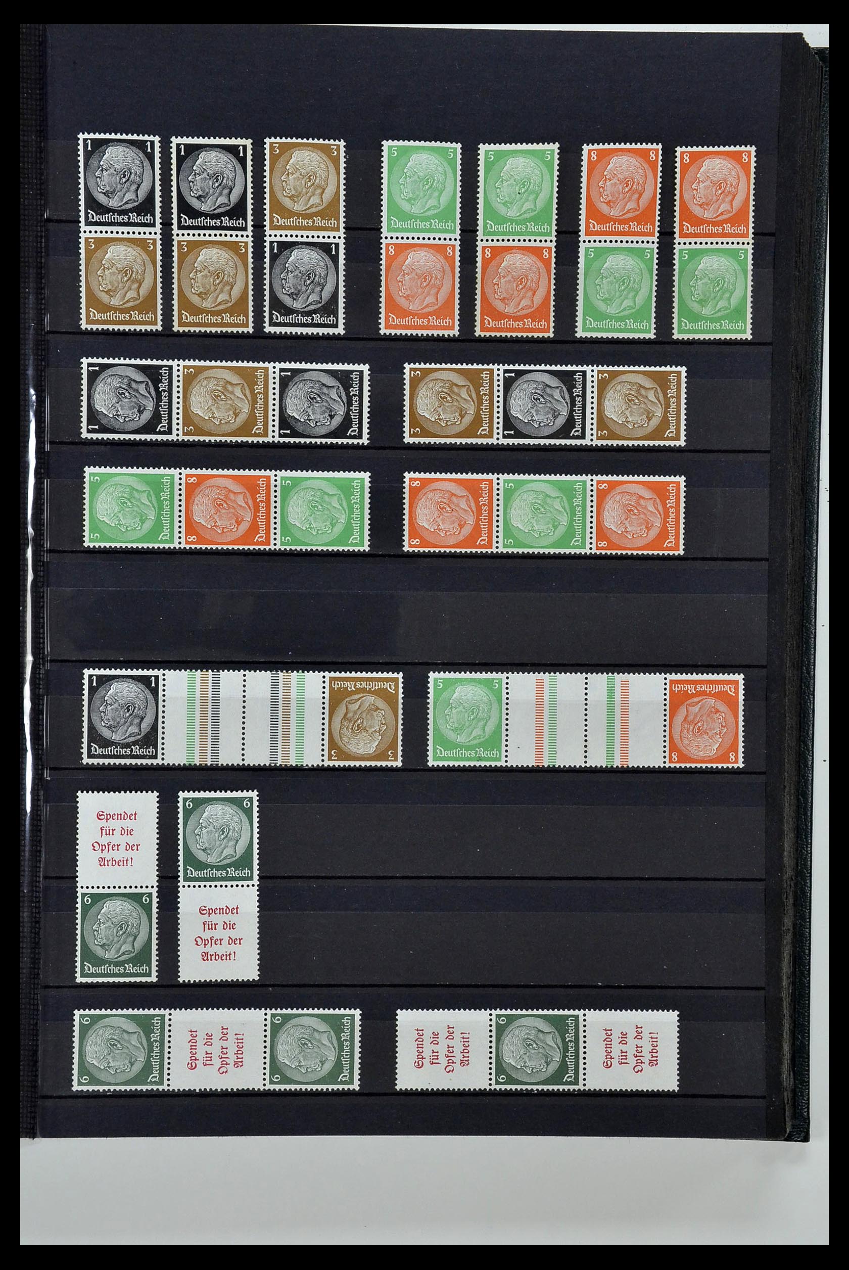 35118 015 - Postzegelverzameling 35118 Duitse Rijk combinaties 1912-1941.