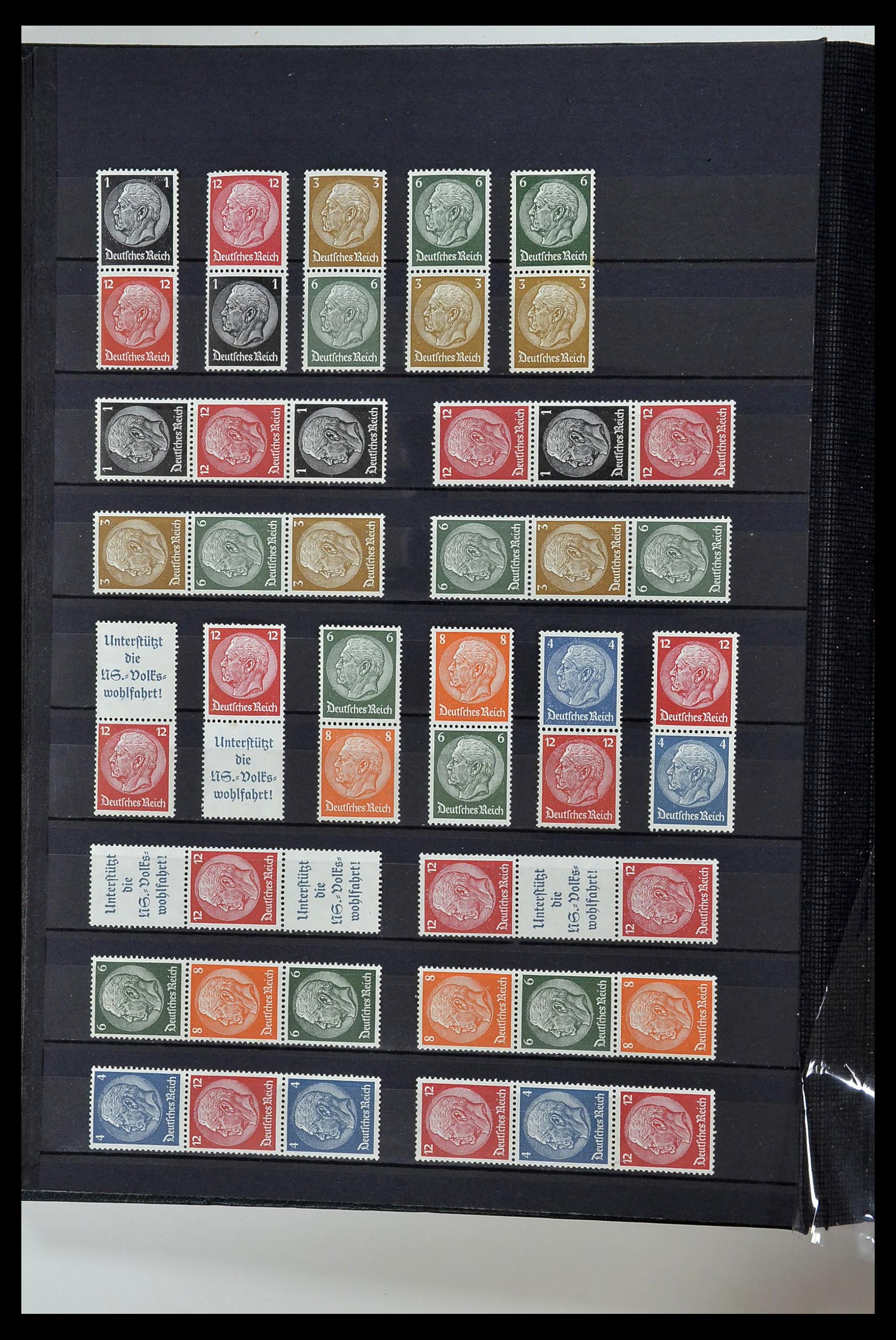 35118 018 - Postzegelverzameling 35118 Duitse Rijk combinaties 1912-1941.