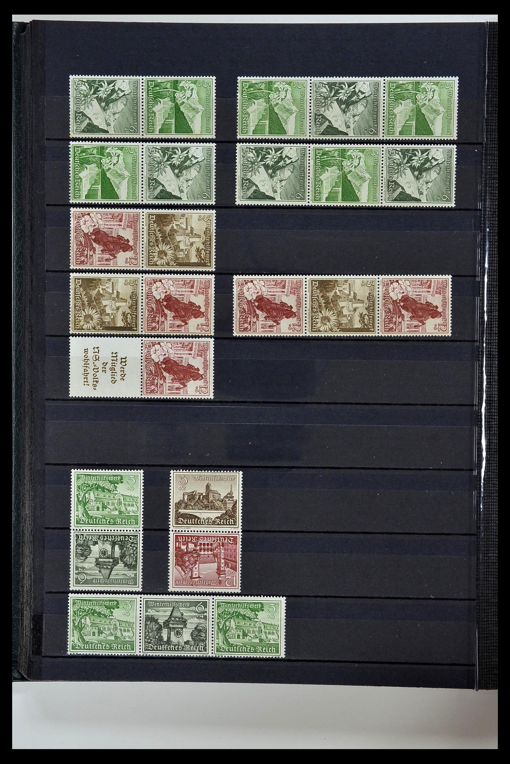 35118 028 - Stamp Collection 35118 German Reich combinations 1912-1941.
