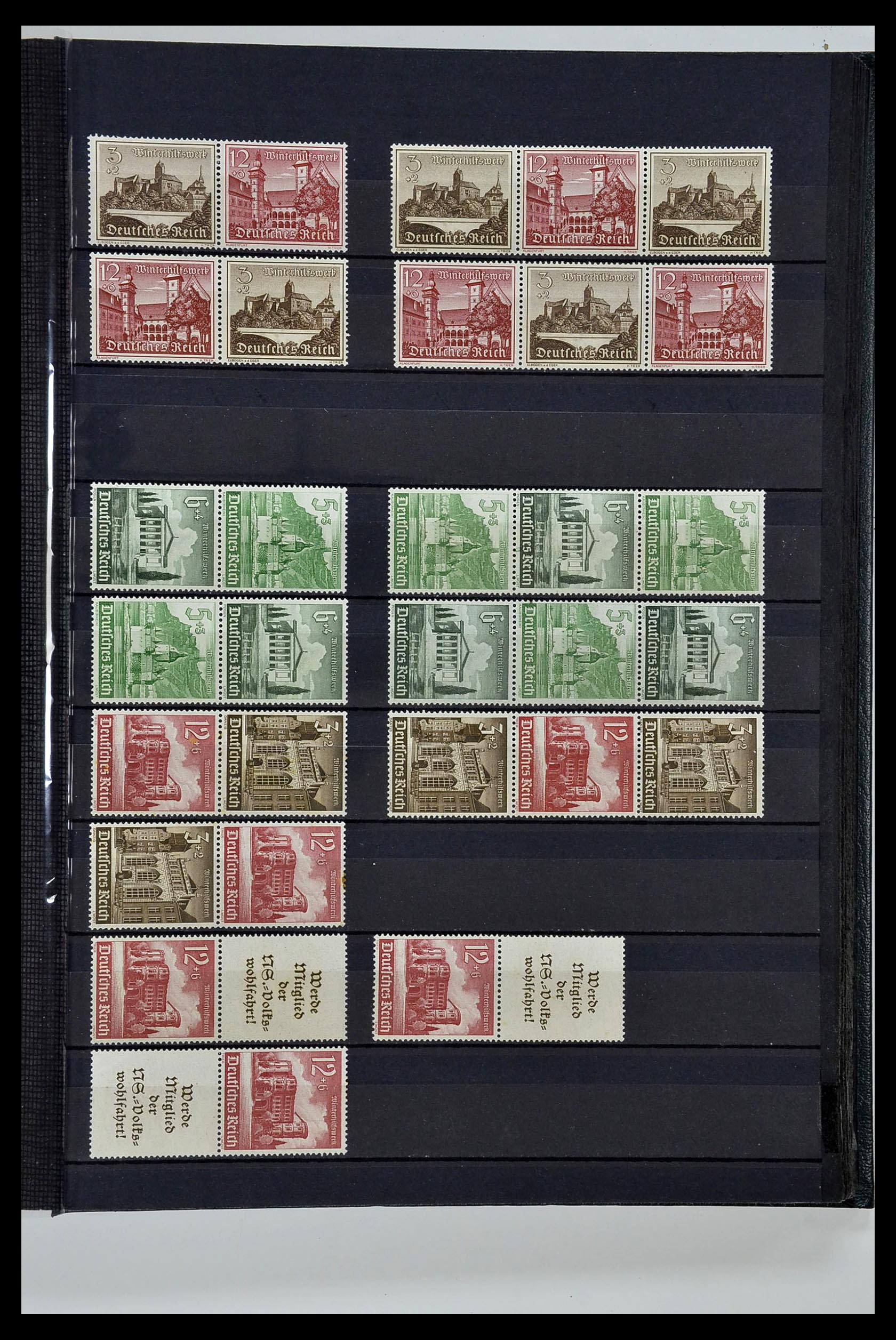 35118 029 - Stamp Collection 35118 German Reich combinations 1912-1941.