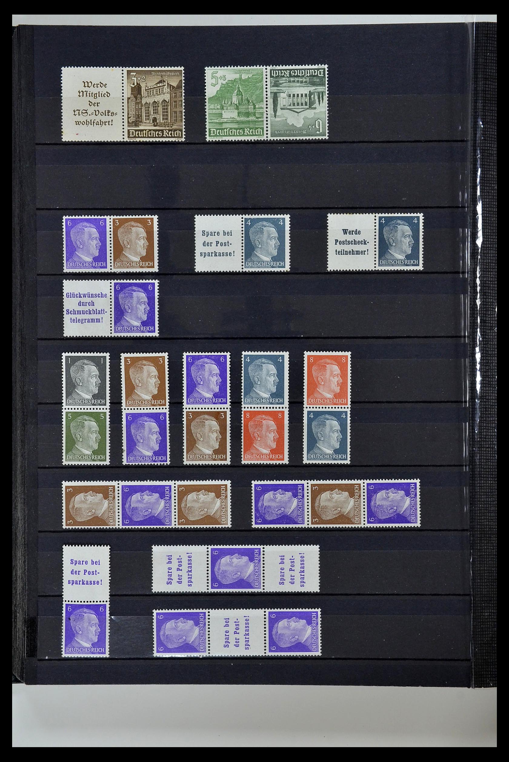 35118 030 - Stamp Collection 35118 German Reich combinations 1912-1941.