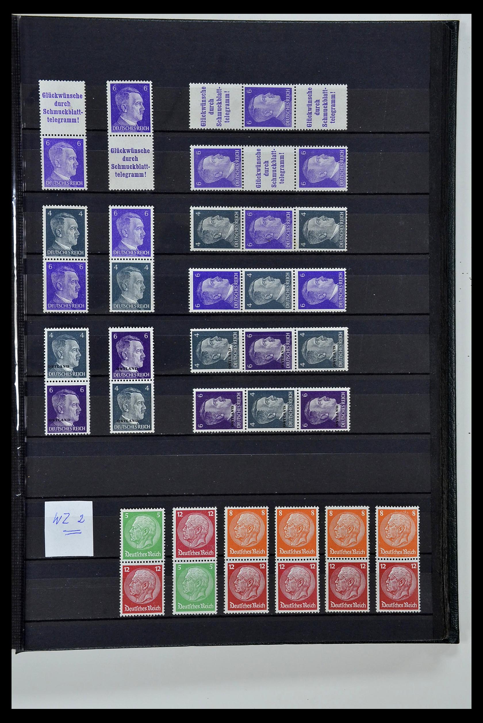 35118 031 - Stamp Collection 35118 German Reich combinations 1912-1941.
