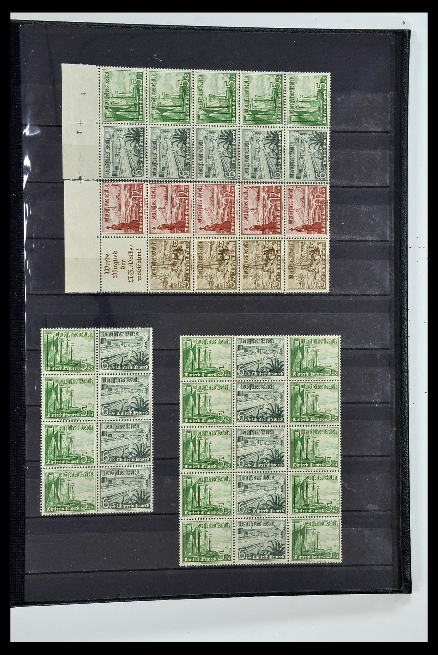 35118 039 - Stamp Collection 35118 German Reich combinations 1912-1941.