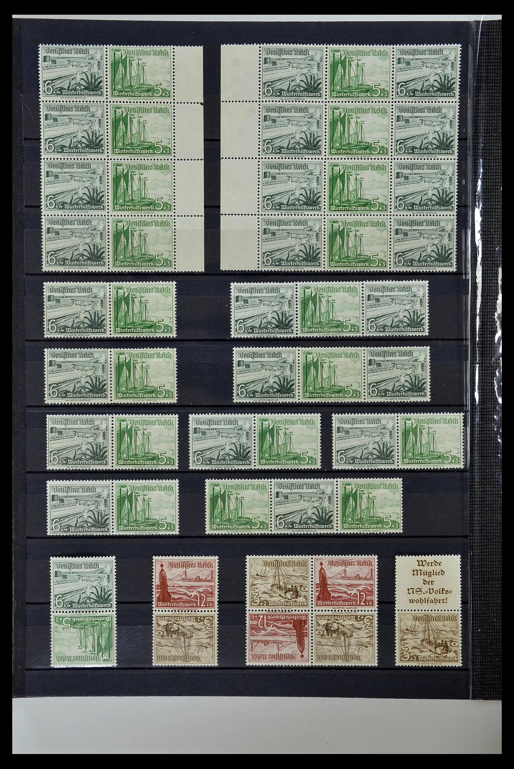 35118 040 - Stamp Collection 35118 German Reich combinations 1912-1941.