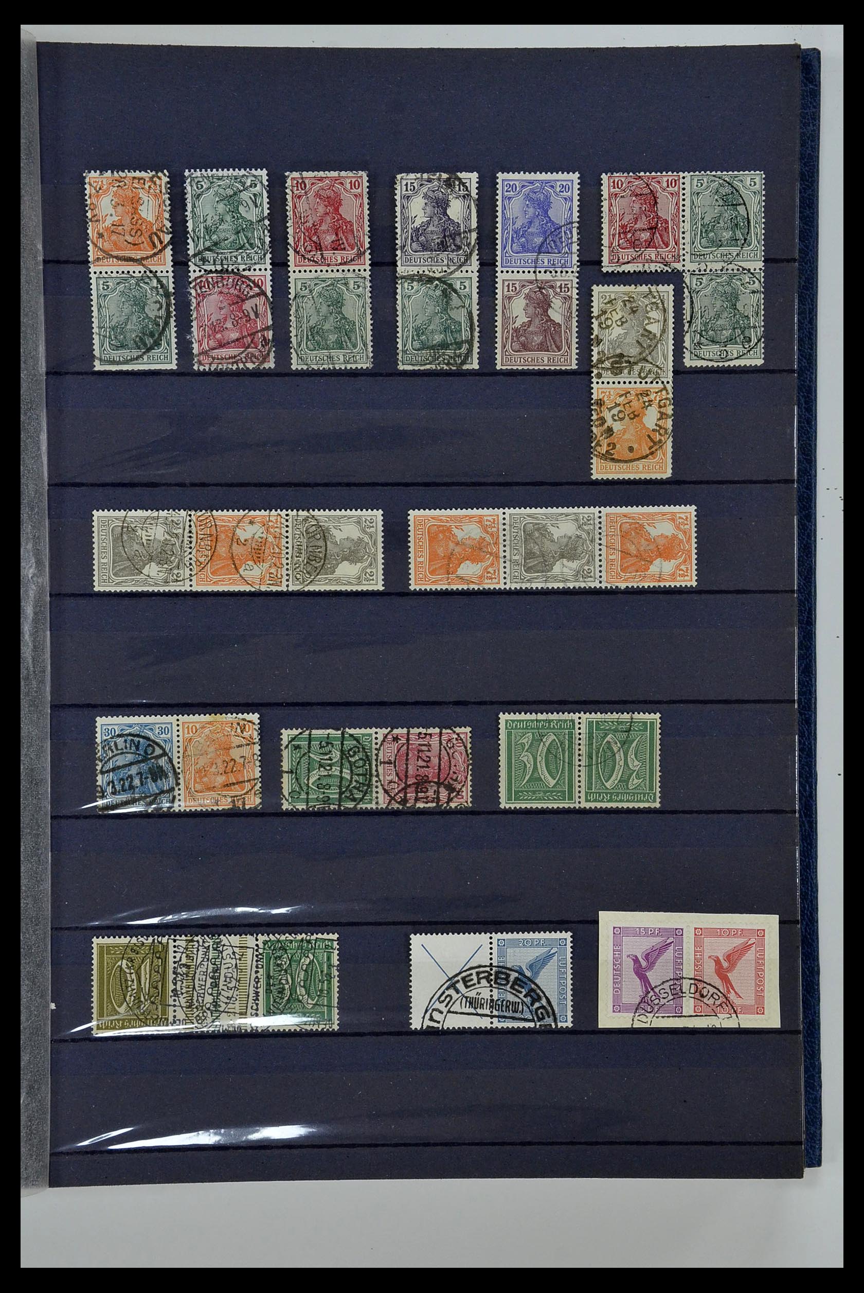 35118 047 - Stamp Collection 35118 German Reich combinations 1912-1941.