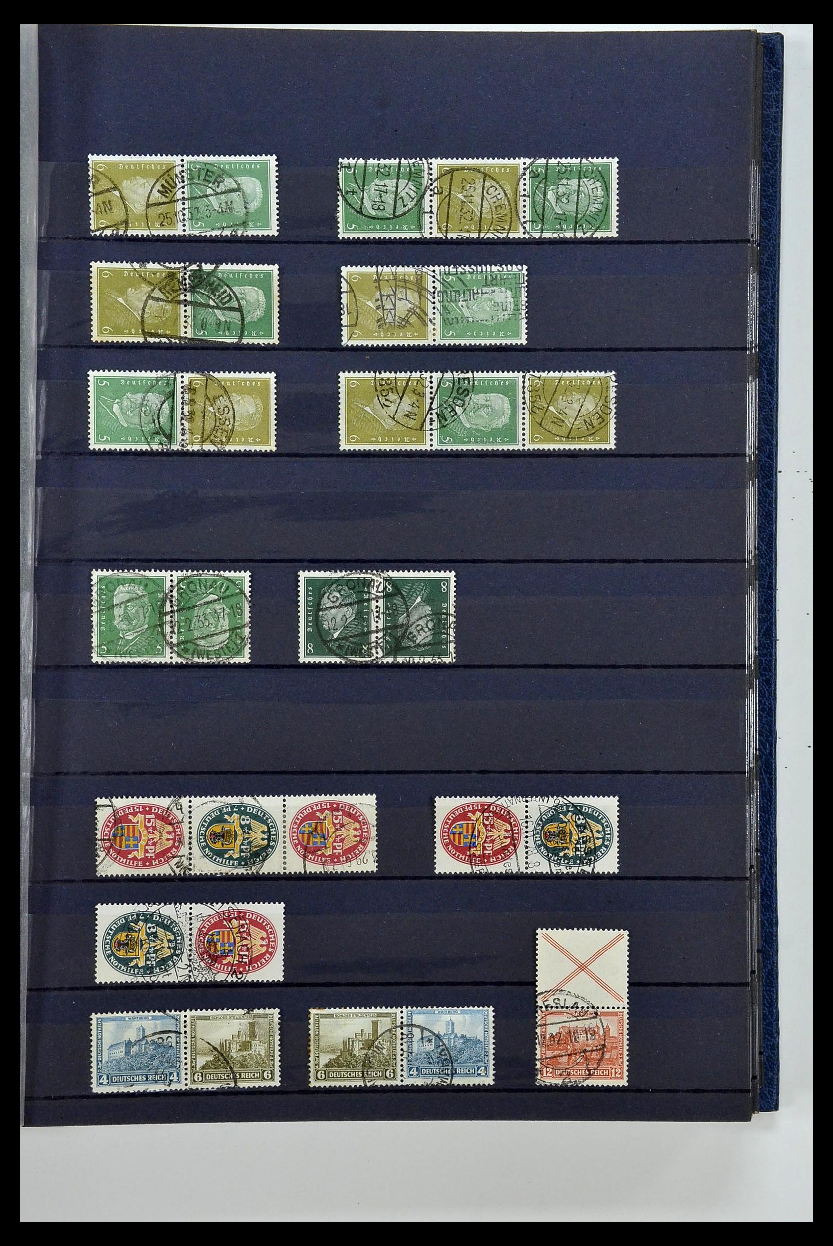 35118 049 - Stamp Collection 35118 German Reich combinations 1912-1941.