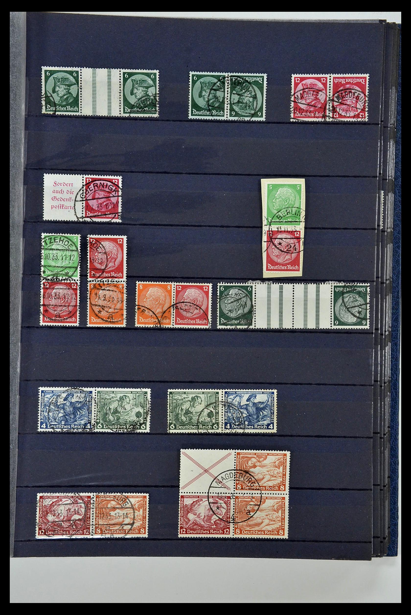 35118 051 - Stamp Collection 35118 German Reich combinations 1912-1941.
