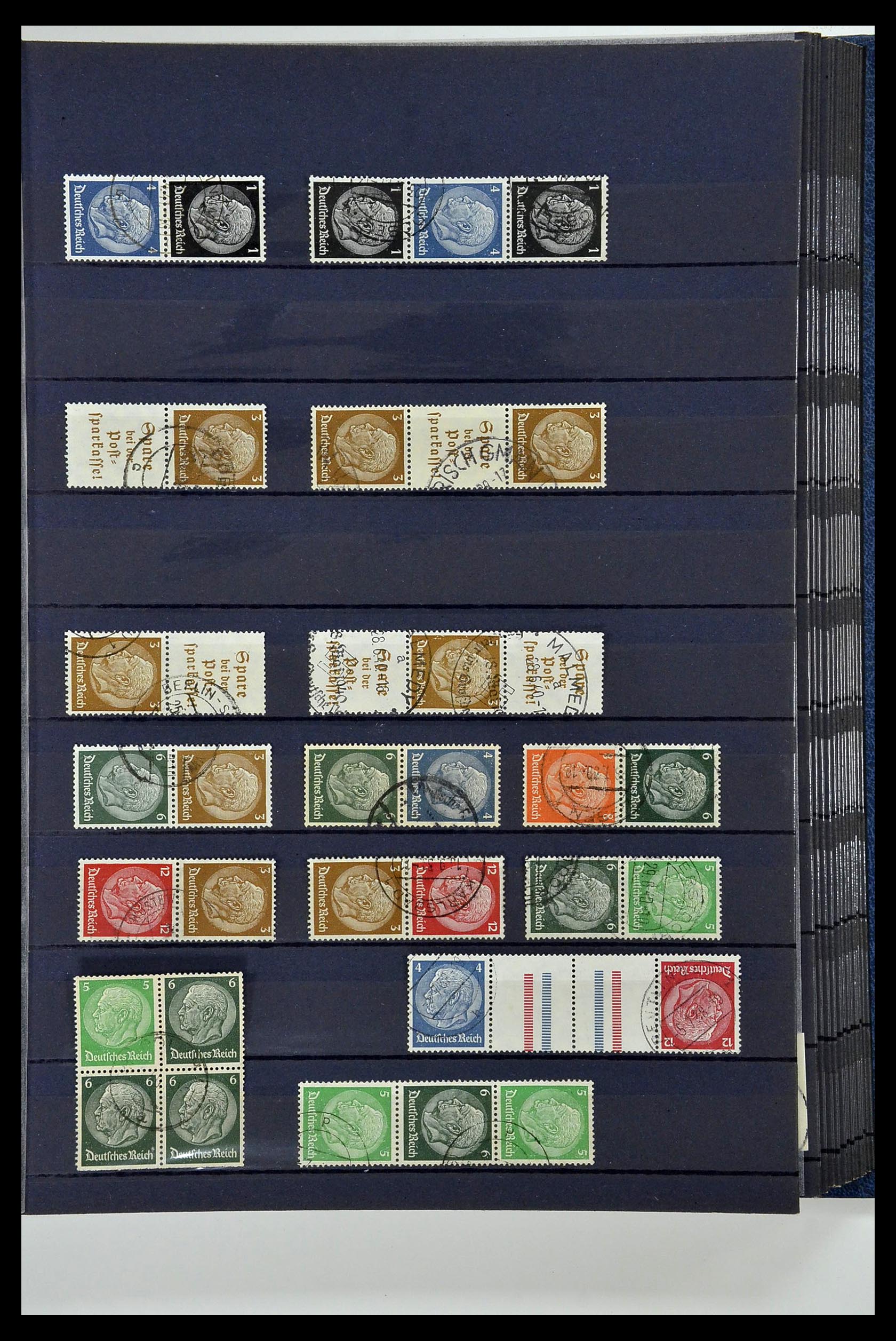 35118 059 - Stamp Collection 35118 German Reich combinations 1912-1941.