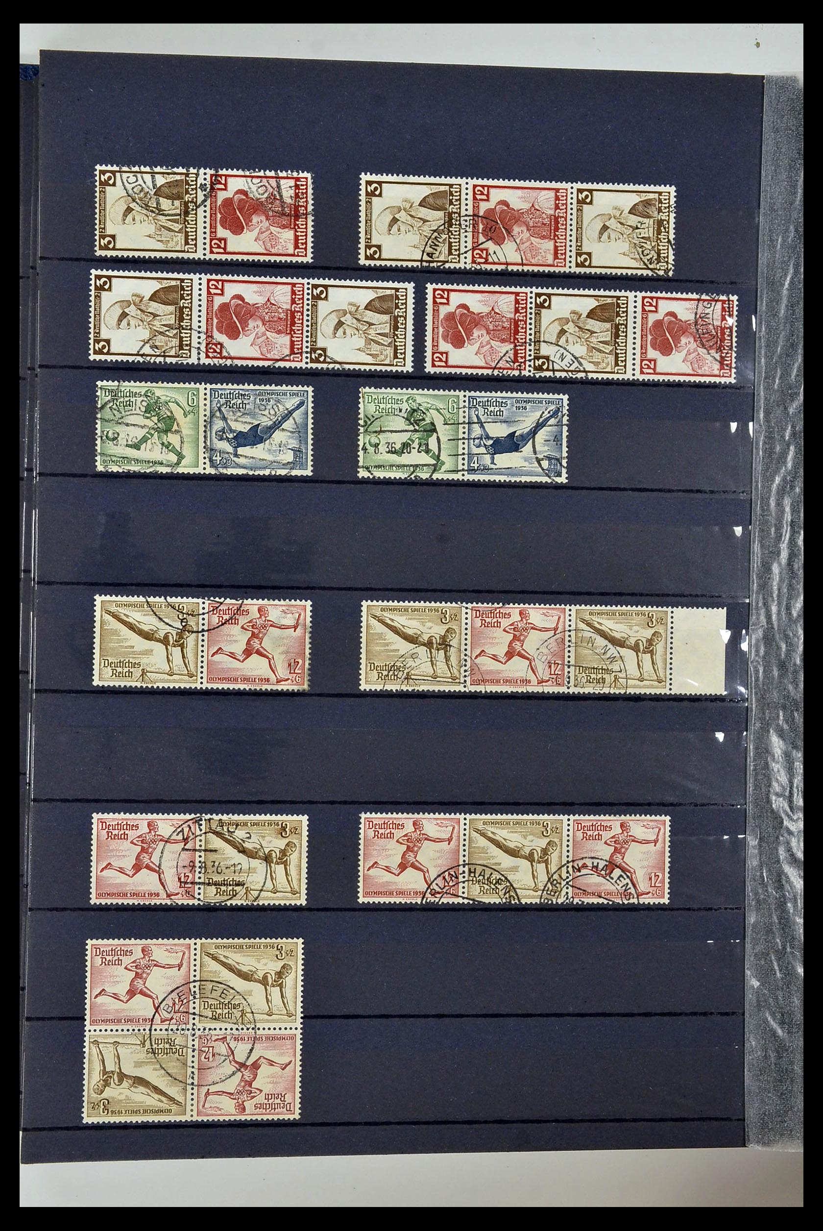 35118 067 - Stamp Collection 35118 German Reich combinations 1912-1941.