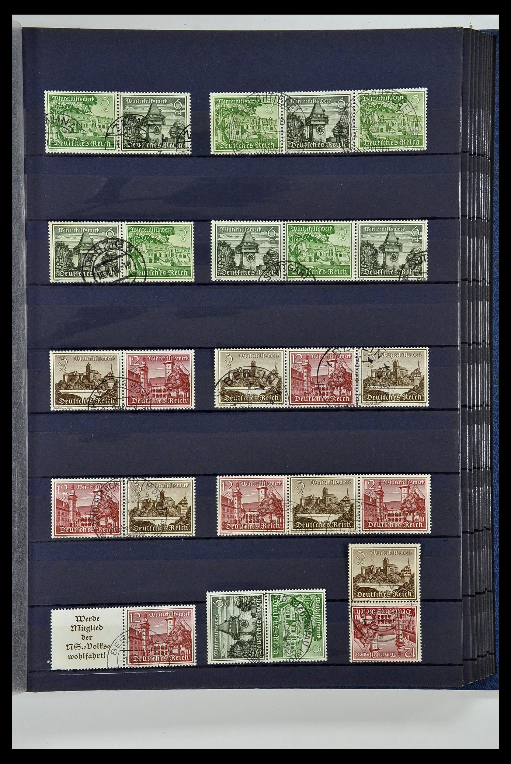 35118 069 - Stamp Collection 35118 German Reich combinations 1912-1941.