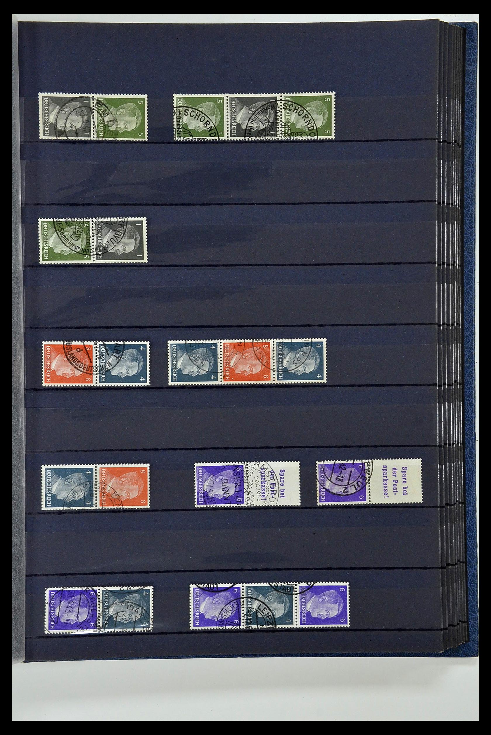 35118 071 - Stamp Collection 35118 German Reich combinations 1912-1941.