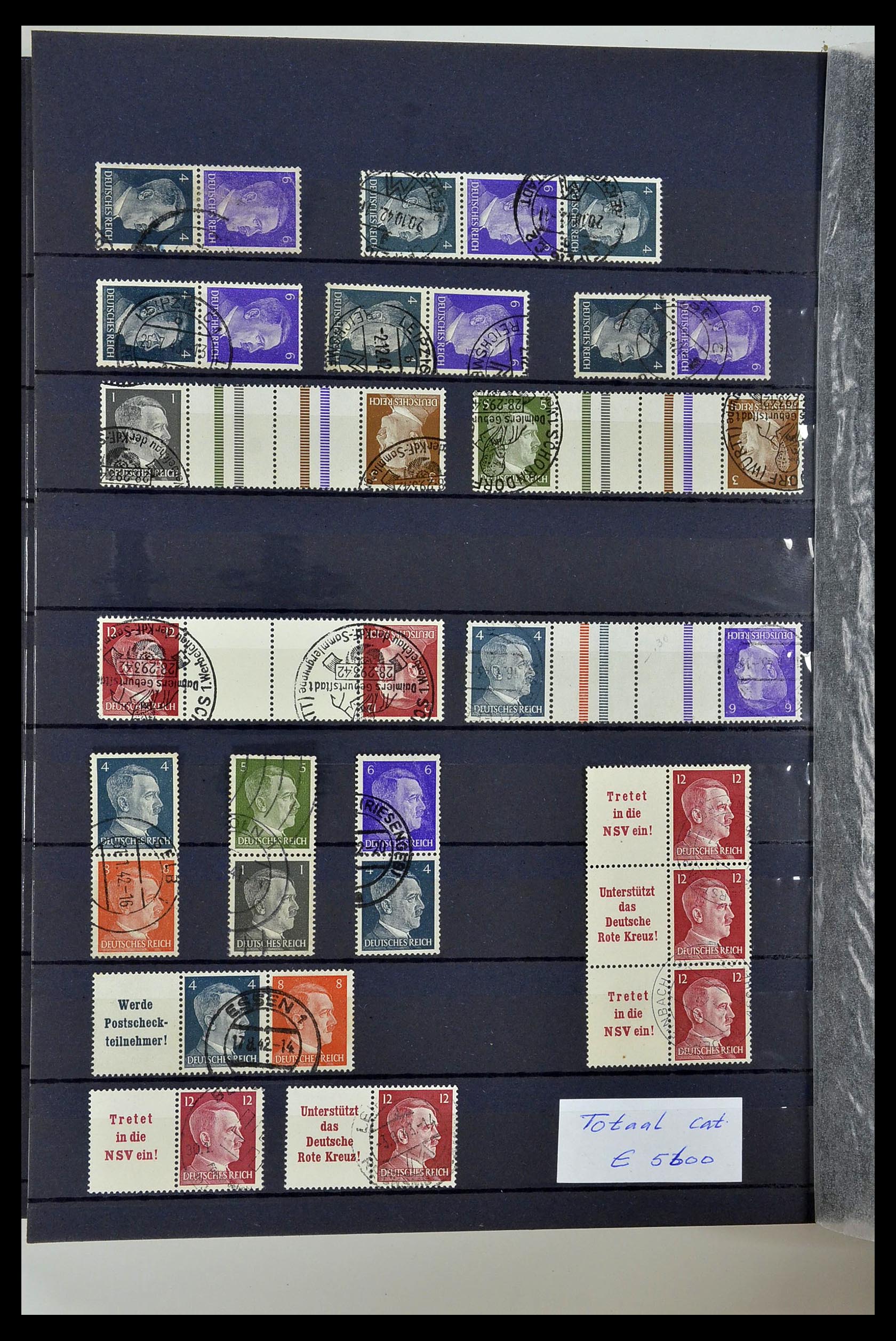 35118 072 - Stamp Collection 35118 German Reich combinations 1912-1941.