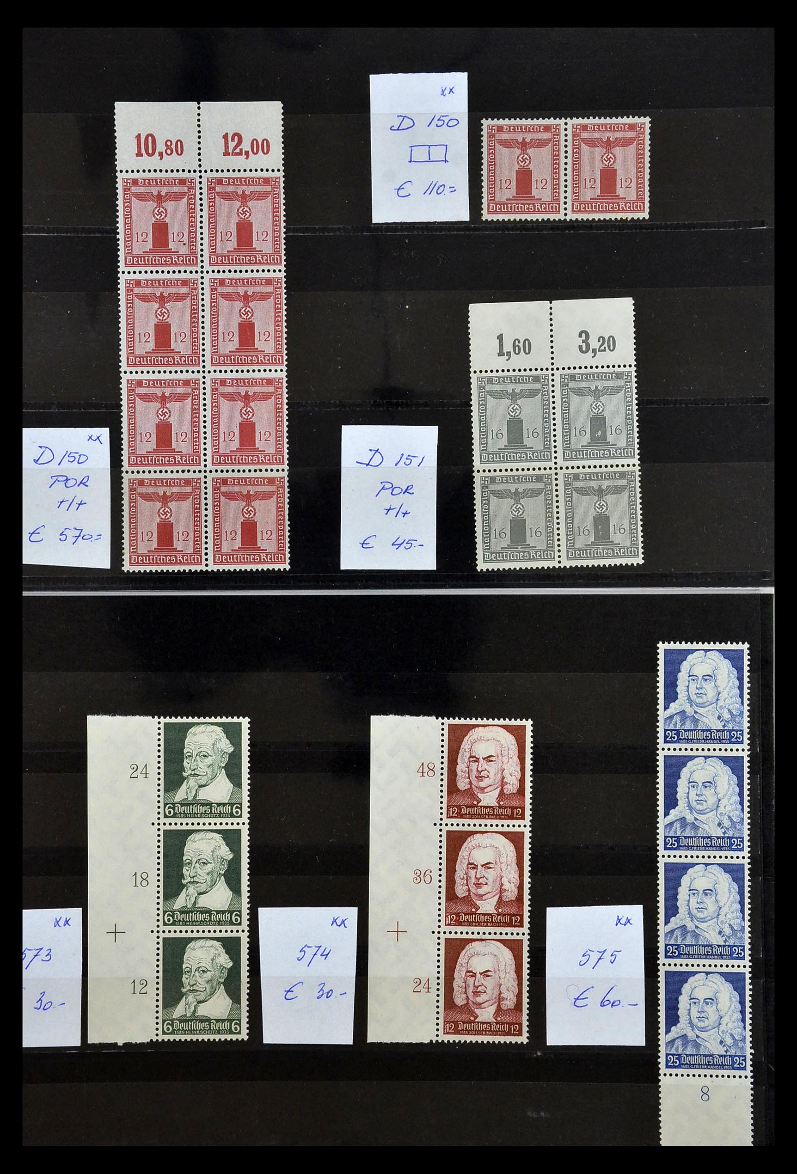 35120 002 - Postzegelverzameling 35120 Duitse Rijk 1872-1945.