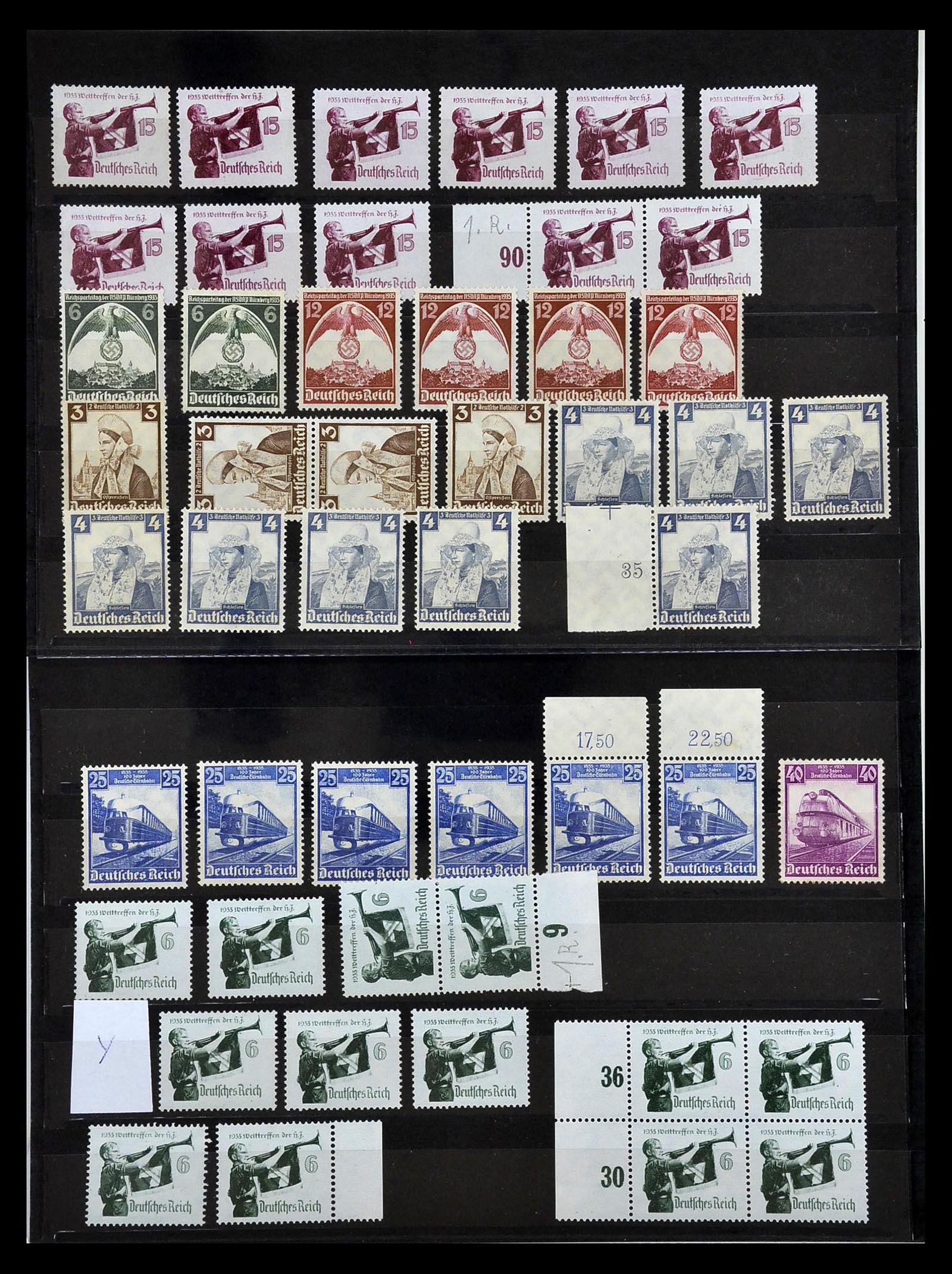 35120 037 - Postzegelverzameling 35120 Duitse Rijk 1872-1945.