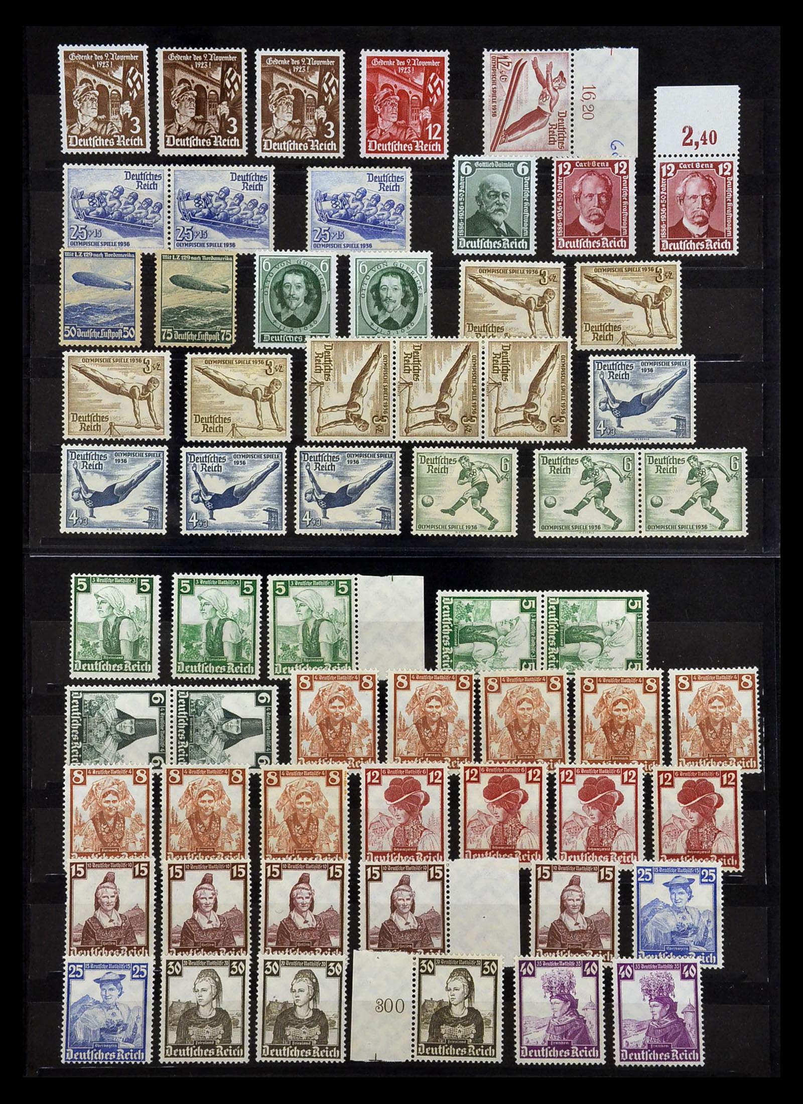 35120 038 - Stamp Collection 35120 German Reich 1872-1945.