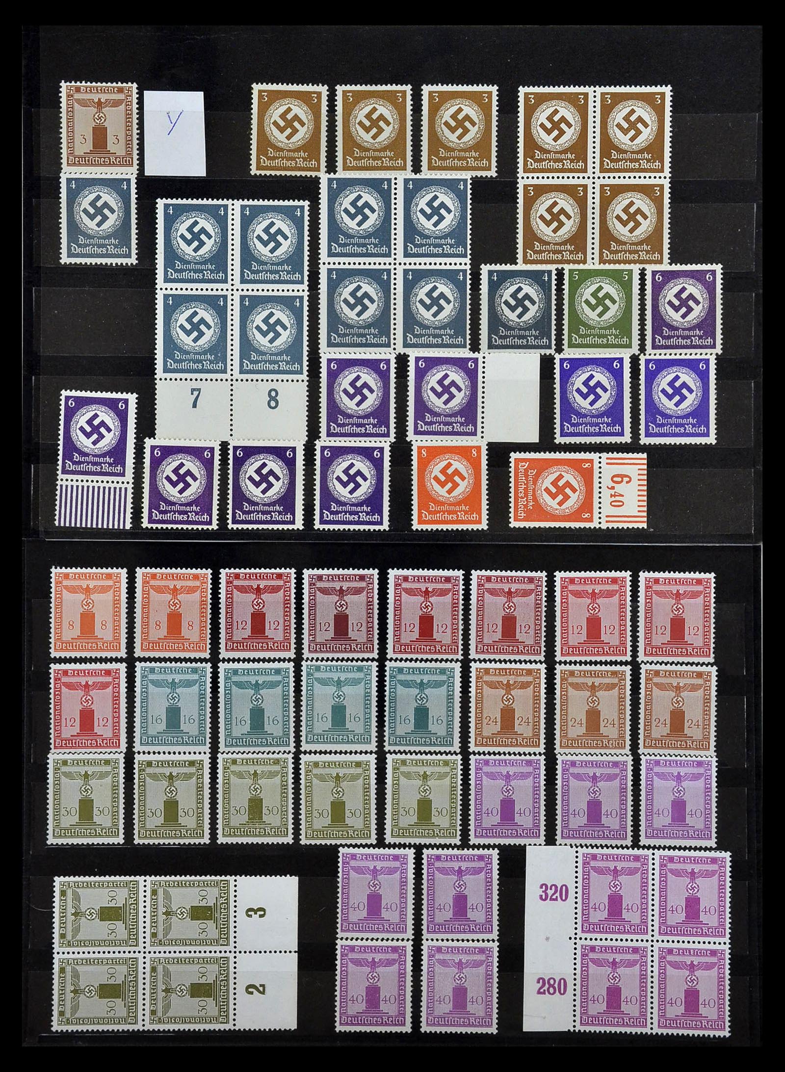 35120 050 - Stamp Collection 35120 German Reich 1872-1945.