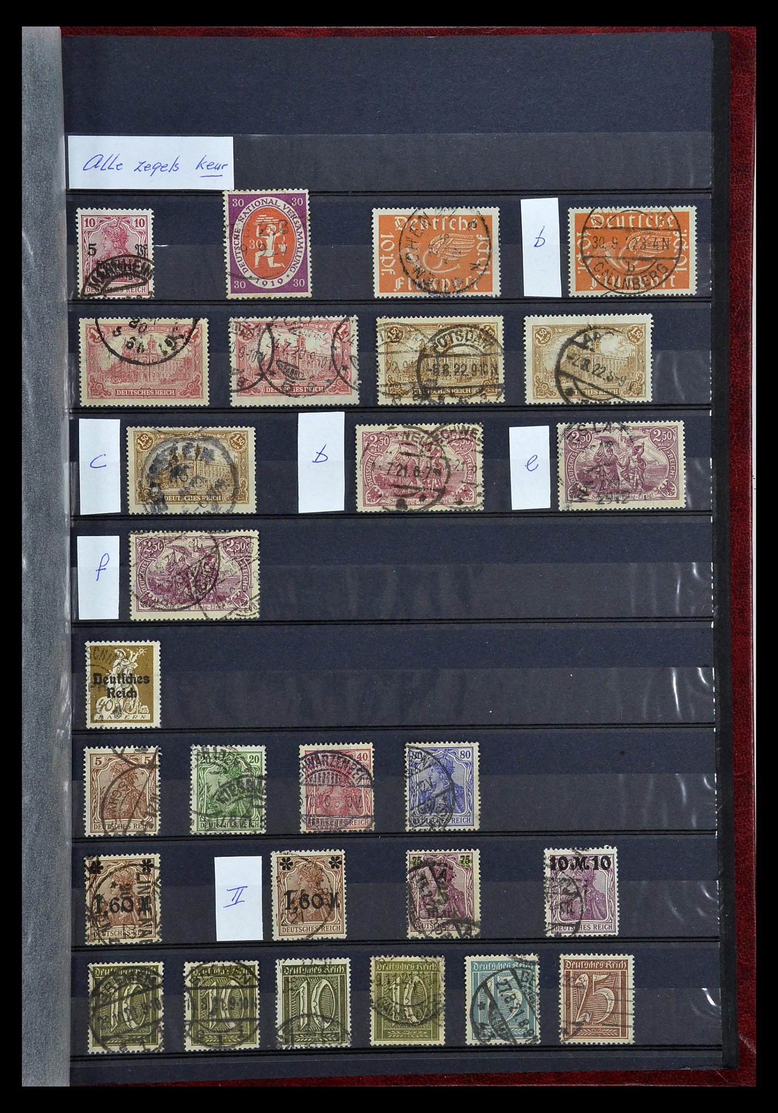 35121 001 - Postzegelverzameling 35121 Duitse Rijk inflatie 1920-1923.