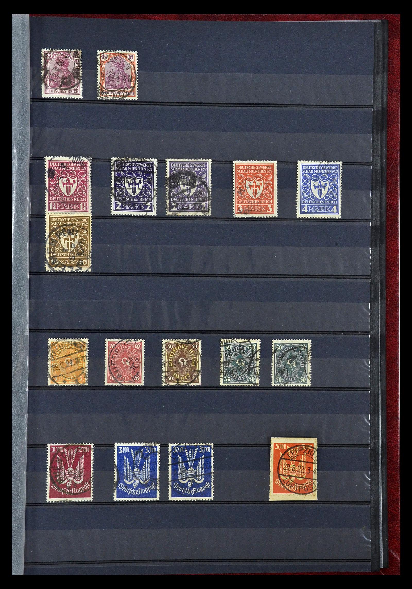 35121 003 - Stamp Collection 35121 German Reich inflation 1920-1923.