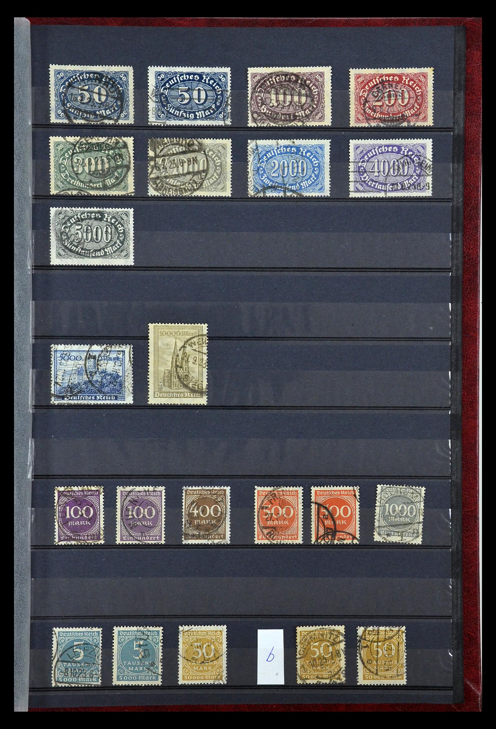 35121 005 - Postzegelverzameling 35121 Duitse Rijk inflatie 1920-1923.
