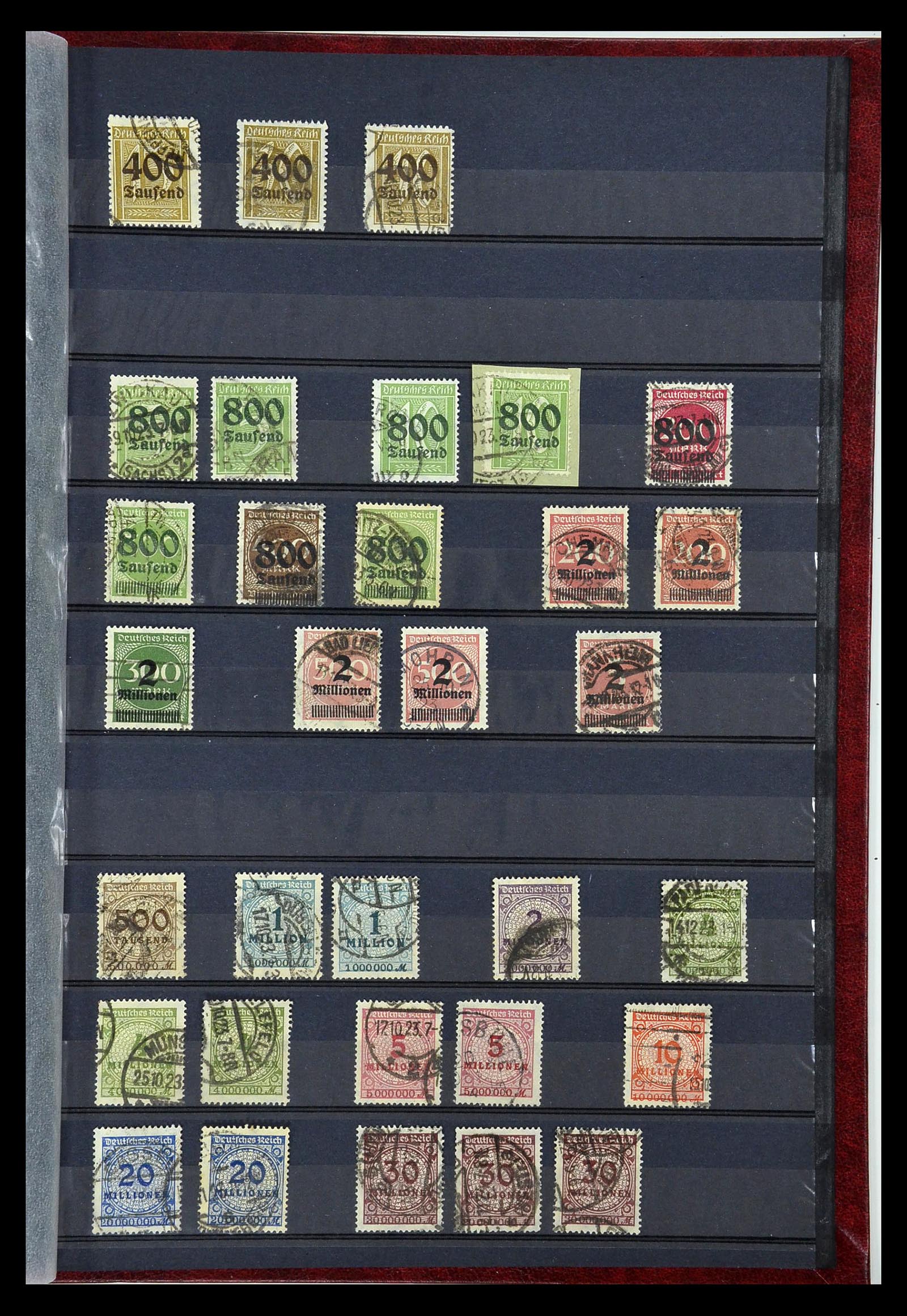 35121 007 - Postzegelverzameling 35121 Duitse Rijk inflatie 1920-1923.