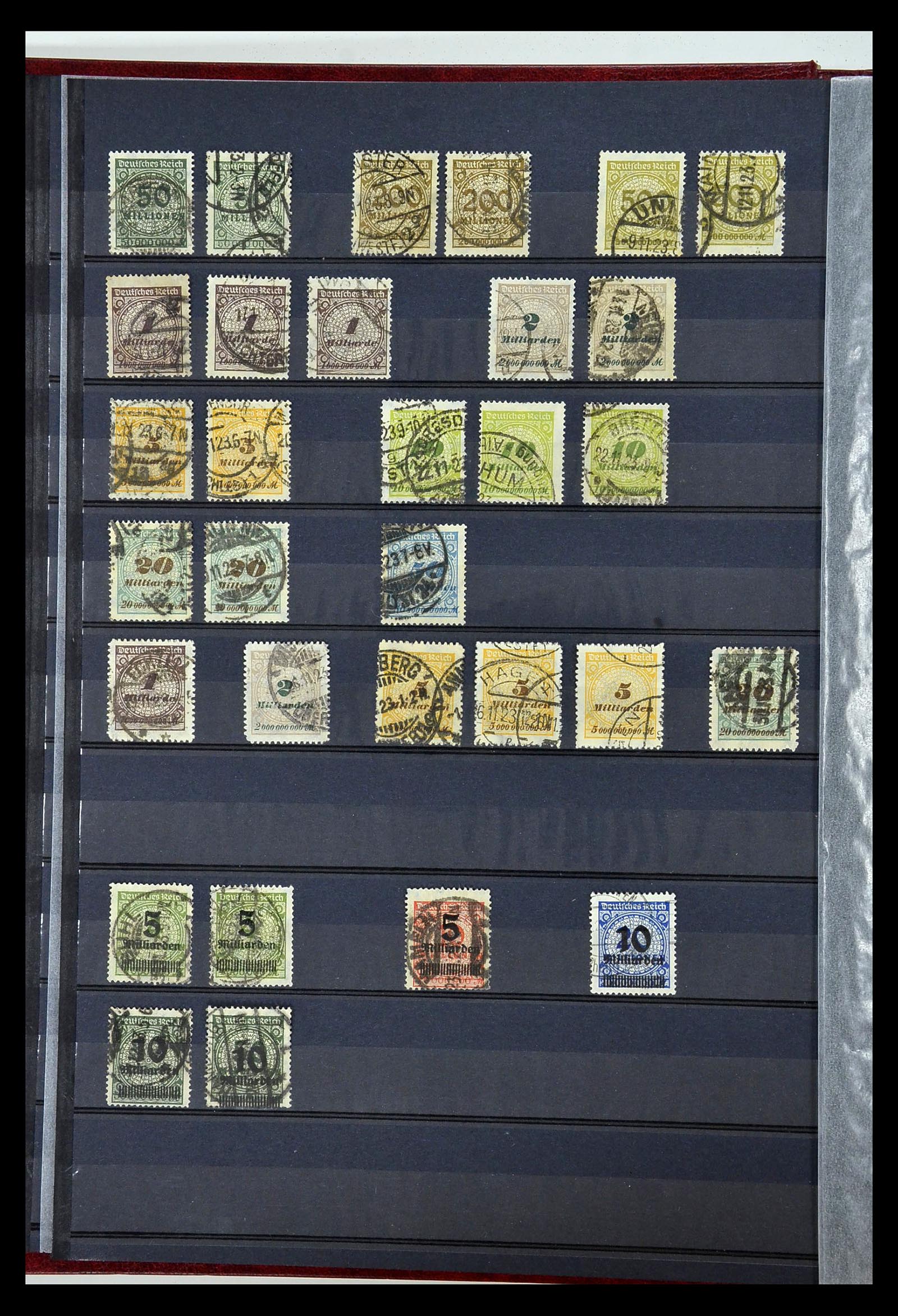 35121 008 - Postzegelverzameling 35121 Duitse Rijk inflatie 1920-1923.