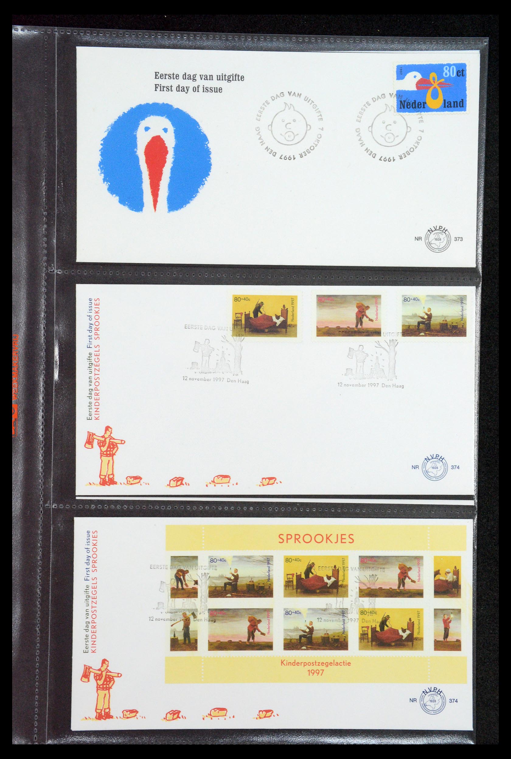 35122 001 - Stamp Collection 35122 Netherlands FDC's 1997-2019!