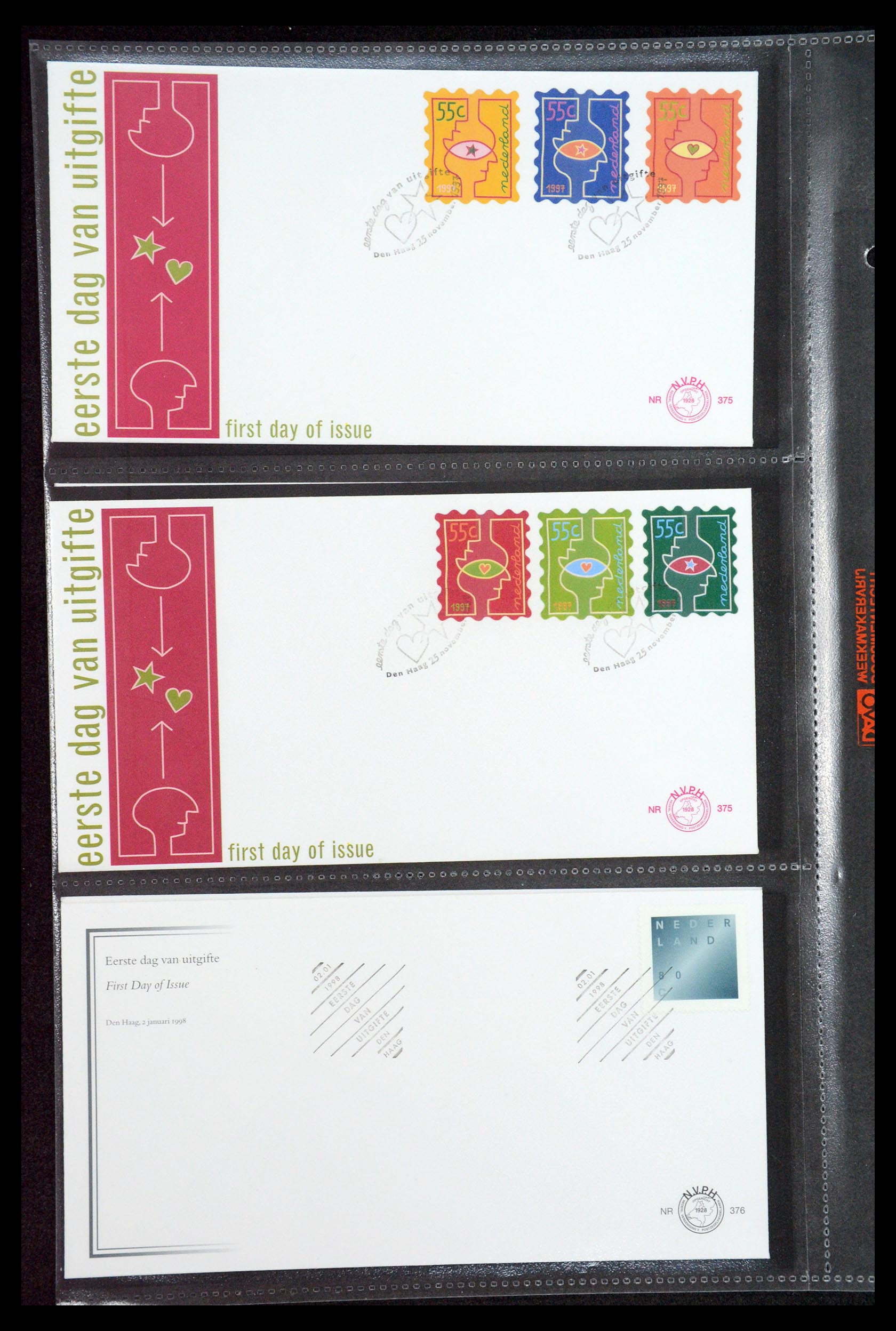 35122 002 - Postzegelverzameling 35122 Nederland FDC's 1997-2019!