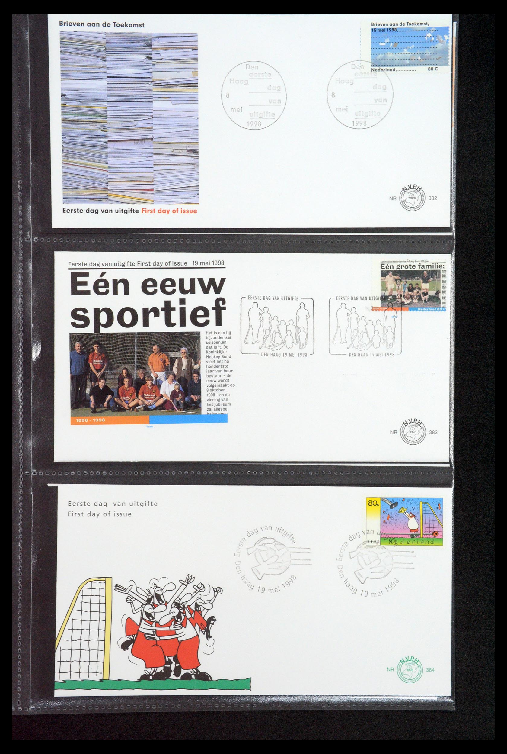 35122 005 - Postzegelverzameling 35122 Nederland FDC's 1997-2019!