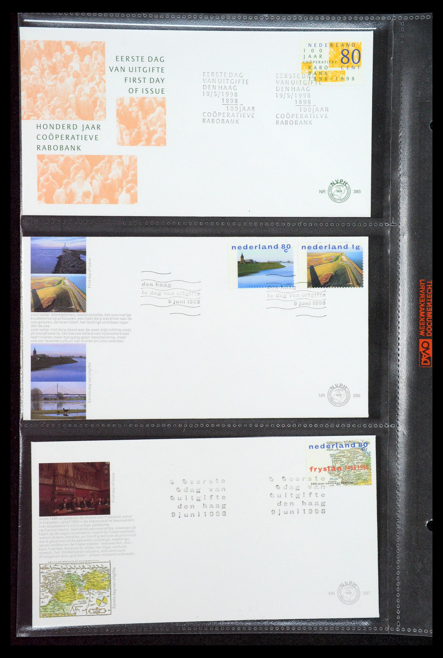 35122 006 - Postzegelverzameling 35122 Nederland FDC's 1997-2019!