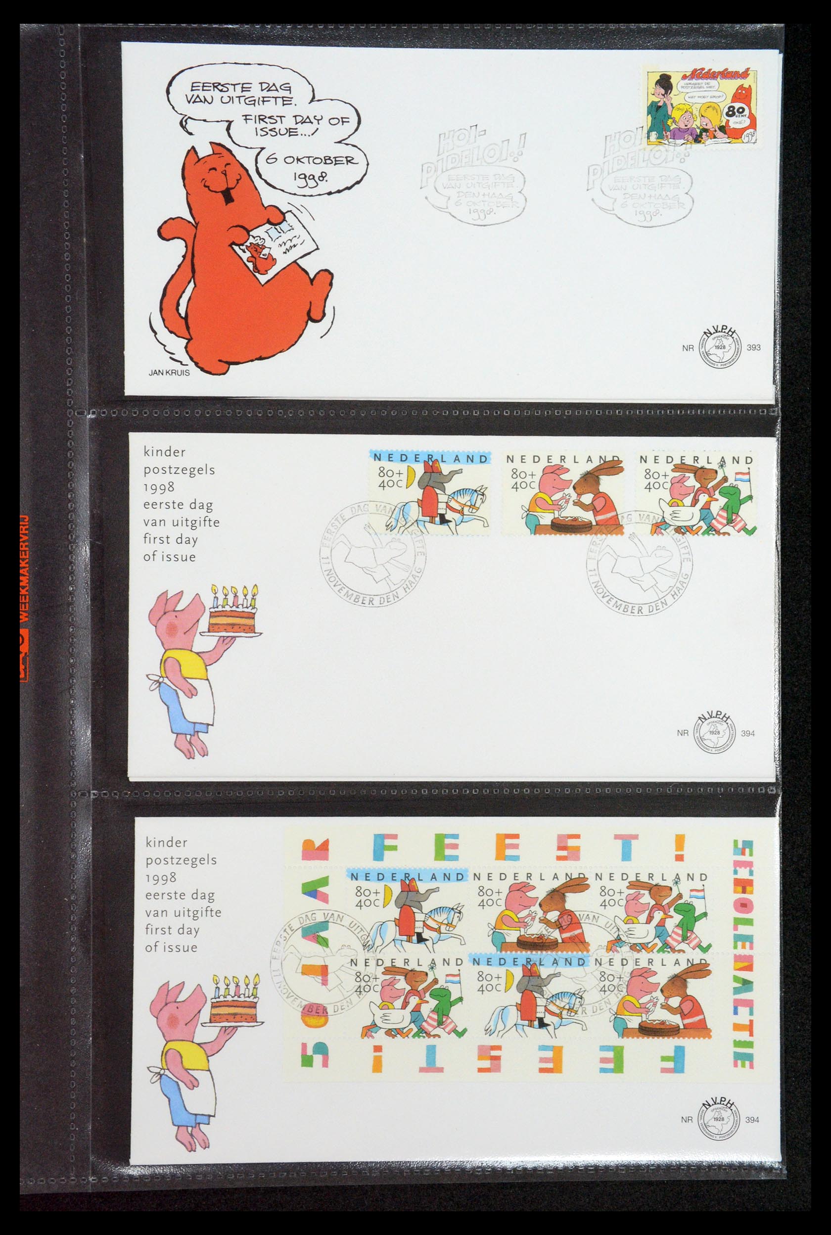 35122 009 - Stamp Collection 35122 Netherlands FDC's 1997-2019!