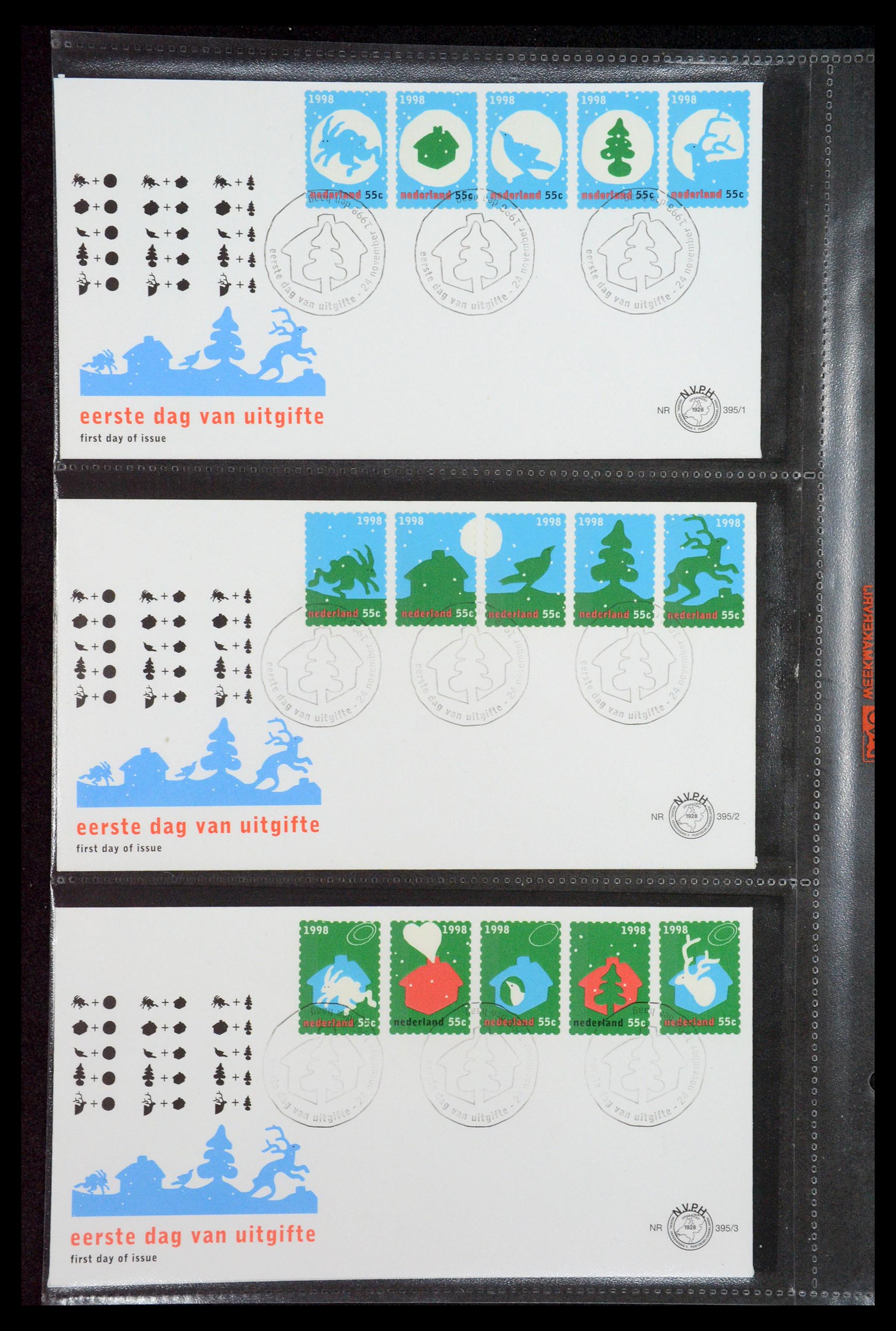 35122 010 - Postzegelverzameling 35122 Nederland FDC's 1997-2019!