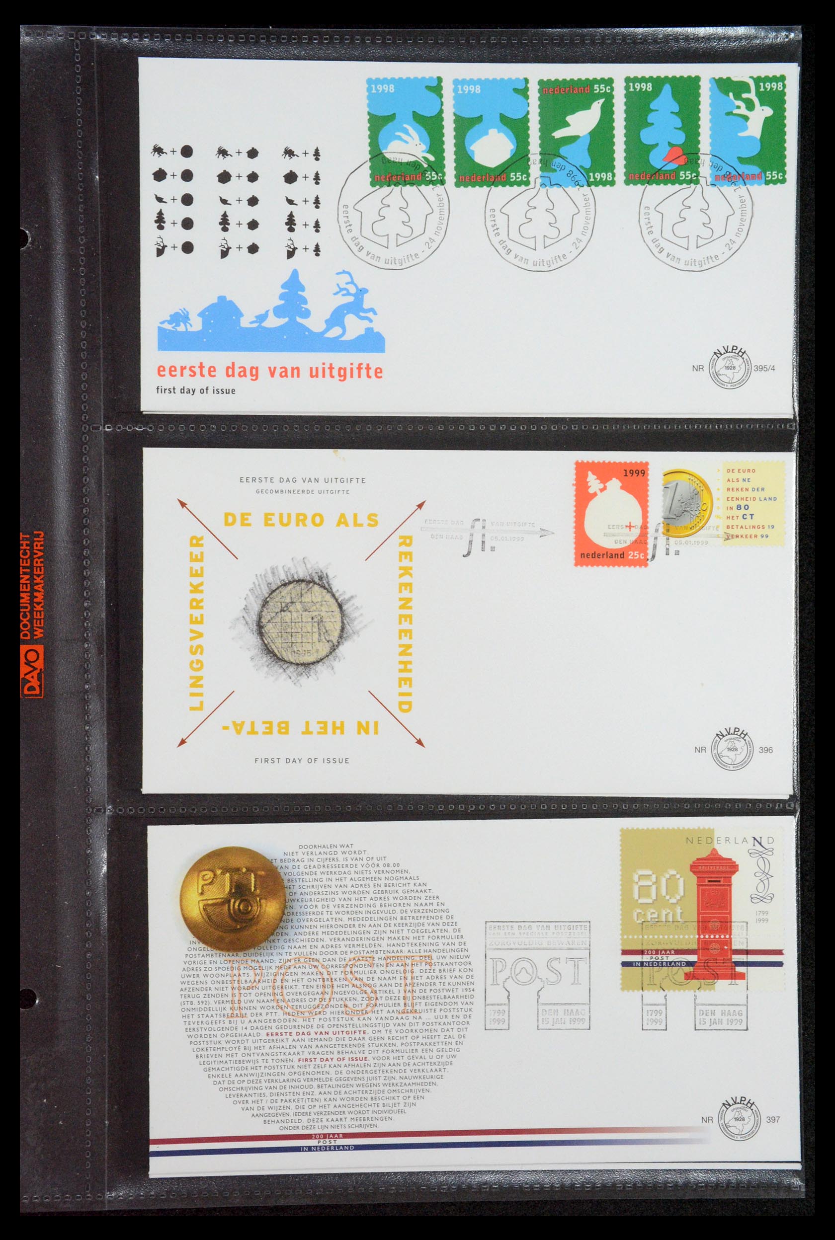 35122 011 - Postzegelverzameling 35122 Nederland FDC's 1997-2019!
