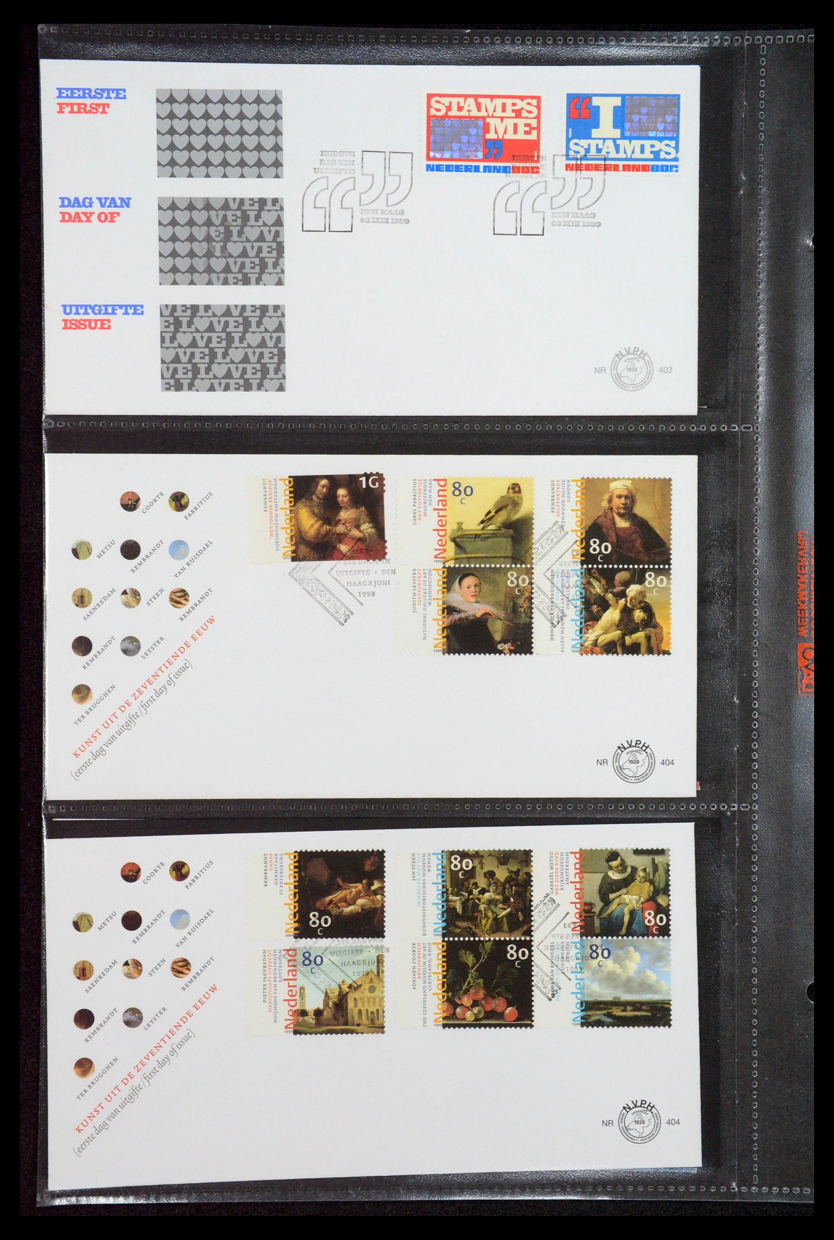 35122 014 - Stamp Collection 35122 Netherlands FDC's 1997-2019!