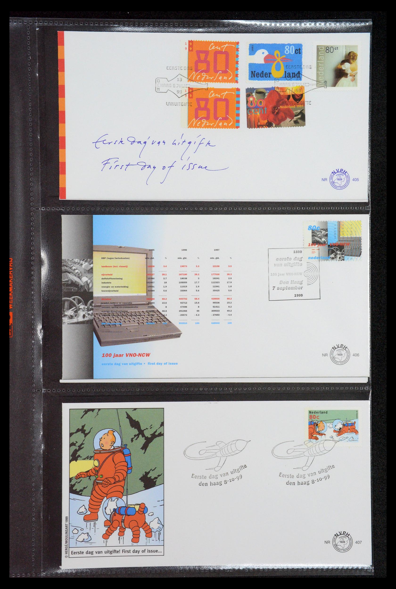 35122 015 - Postzegelverzameling 35122 Nederland FDC's 1997-2019!