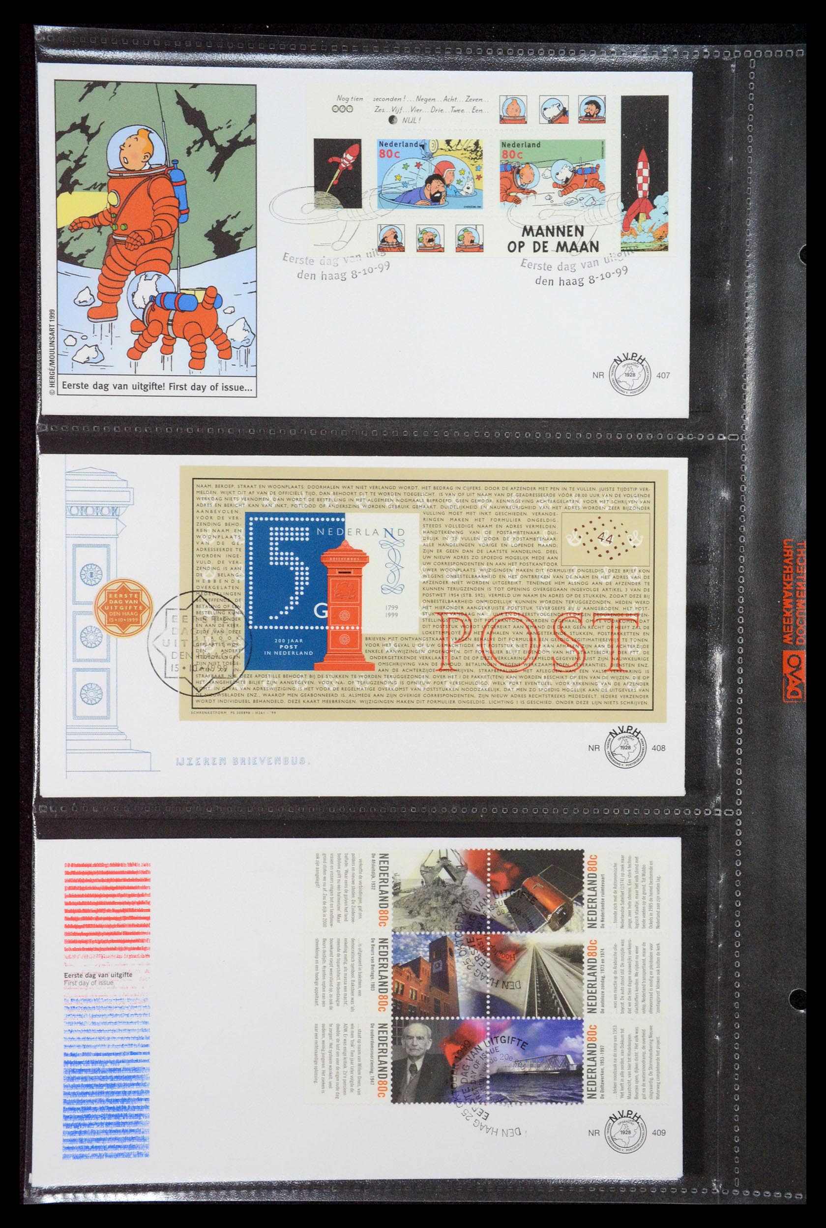 35122 016 - Stamp Collection 35122 Netherlands FDC's 1997-2019!