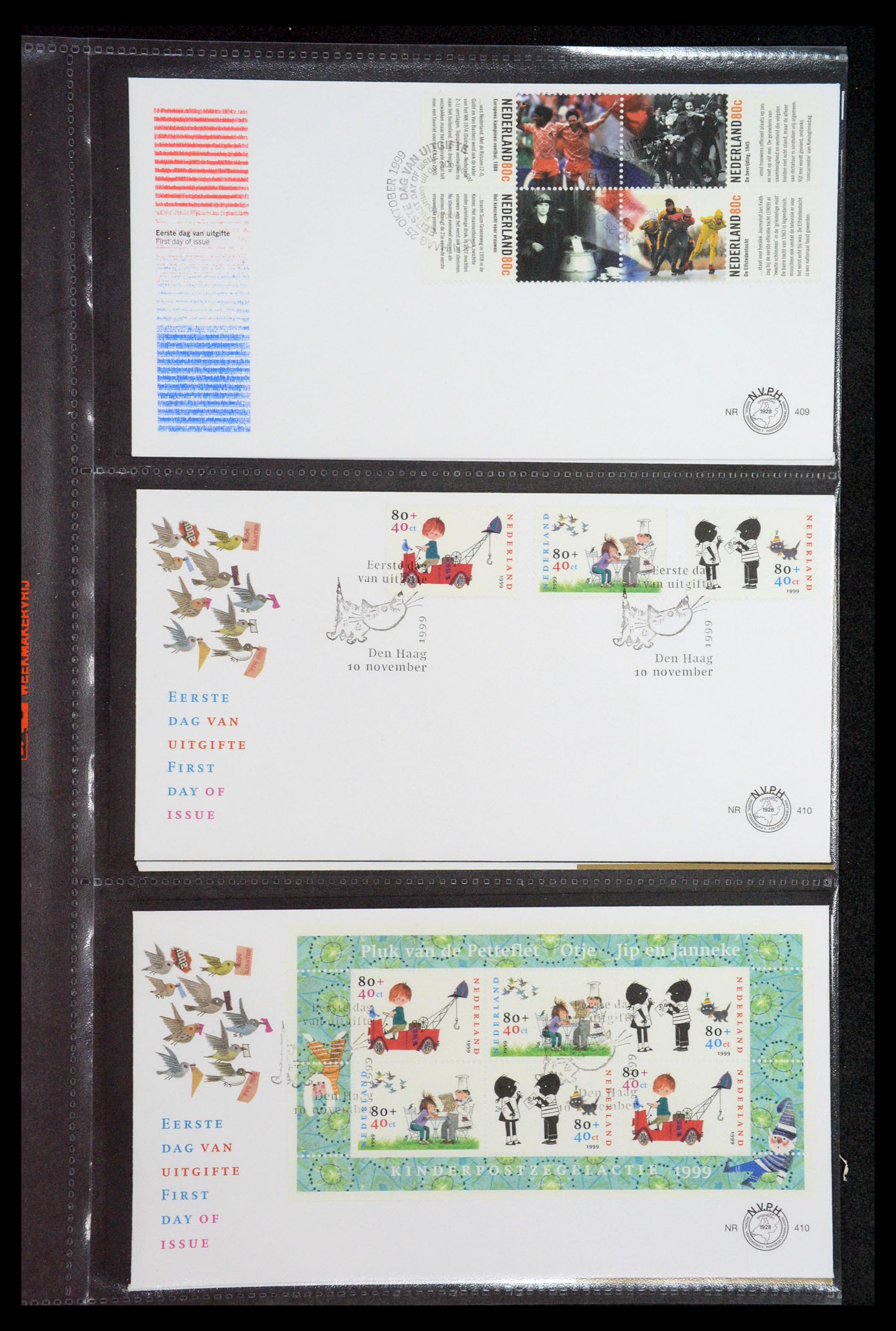 35122 017 - Stamp Collection 35122 Netherlands FDC's 1997-2019!
