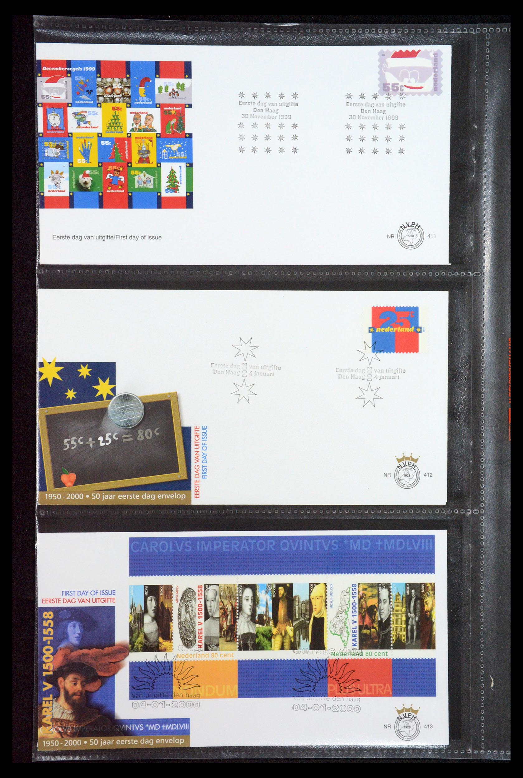 35122 018 - Stamp Collection 35122 Netherlands FDC's 1997-2019!