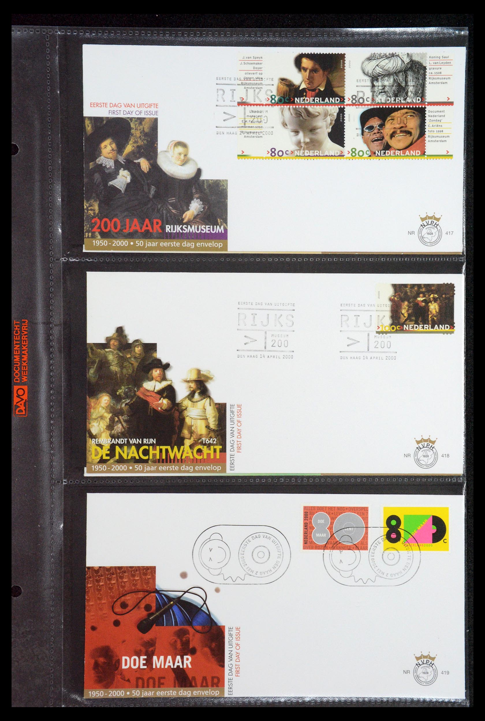 35122 021 - Stamp Collection 35122 Netherlands FDC's 1997-2019!