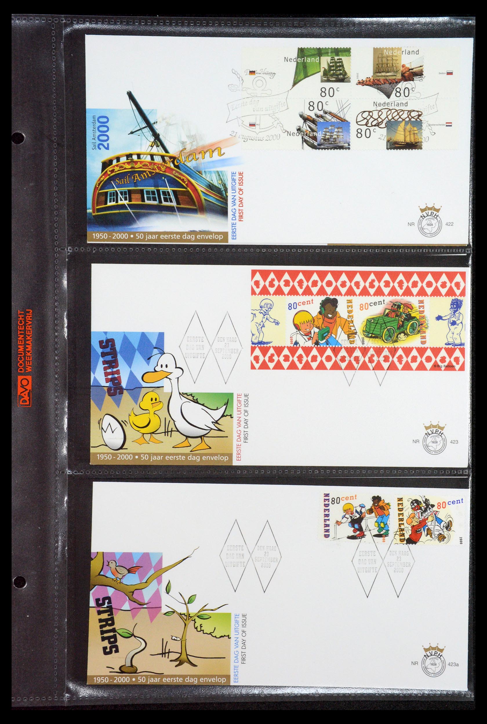 35122 023 - Stamp Collection 35122 Netherlands FDC's 1997-2019!