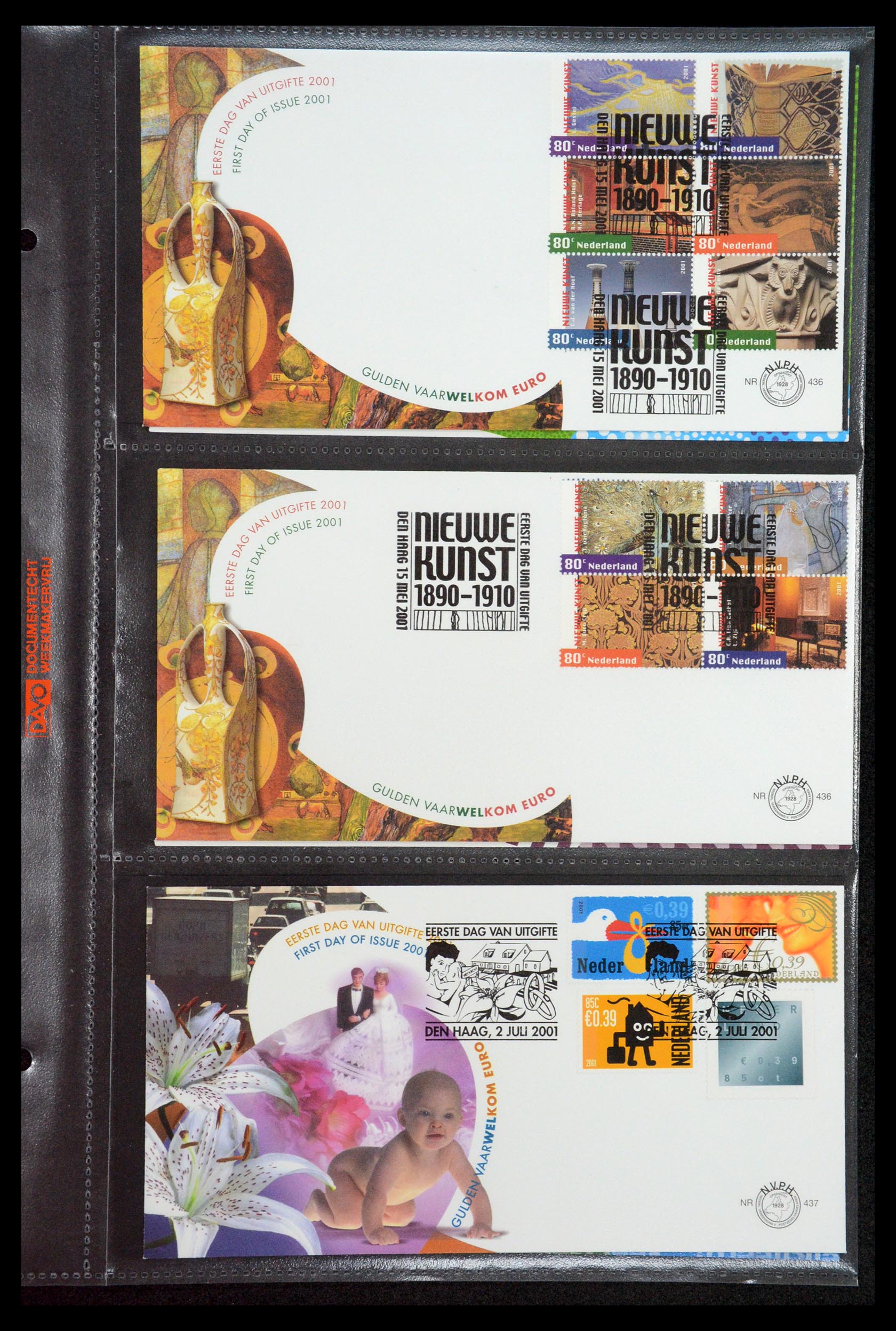35122 029 - Postzegelverzameling 35122 Nederland FDC's 1997-2019!