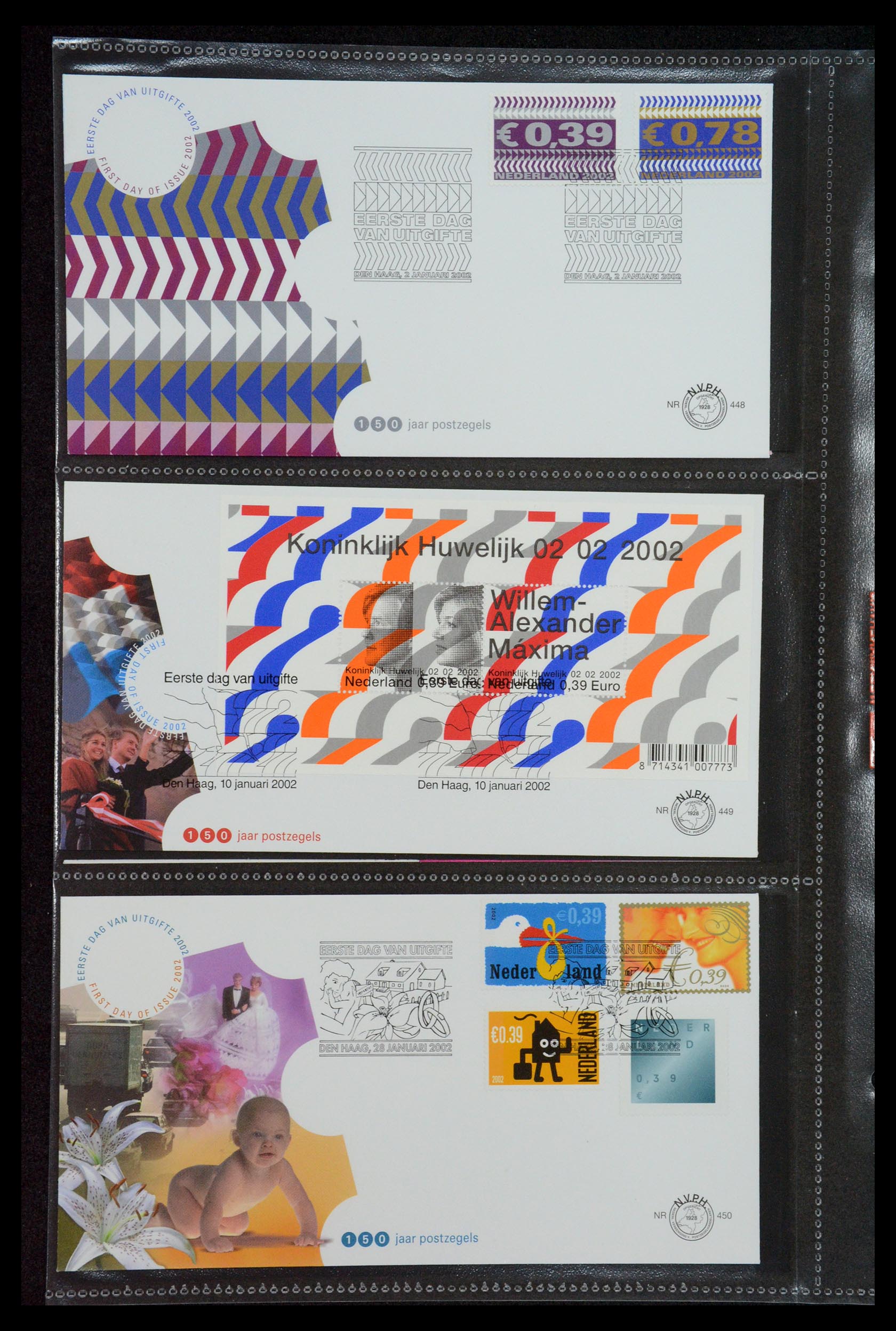 35122 034 - Stamp Collection 35122 Netherlands FDC's 1997-2019!