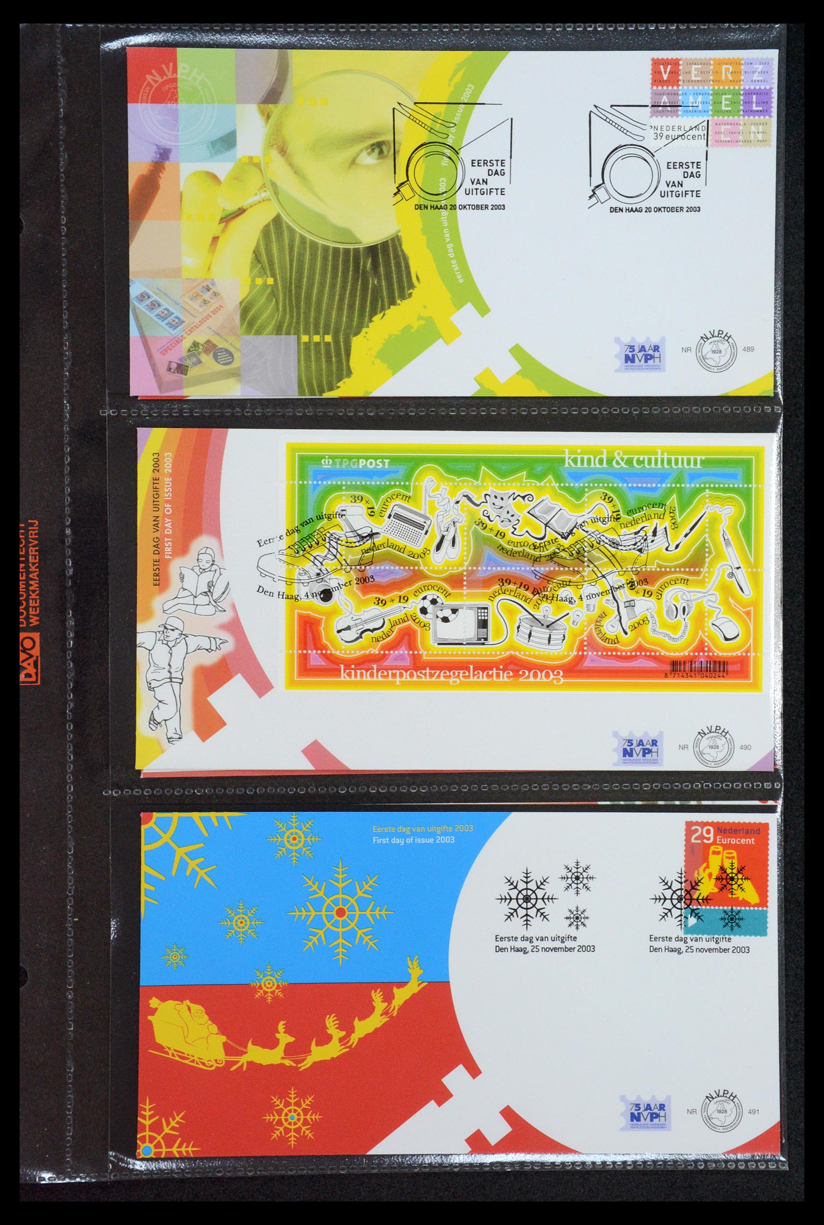 35122 051 - Stamp Collection 35122 Netherlands FDC's 1997-2019!