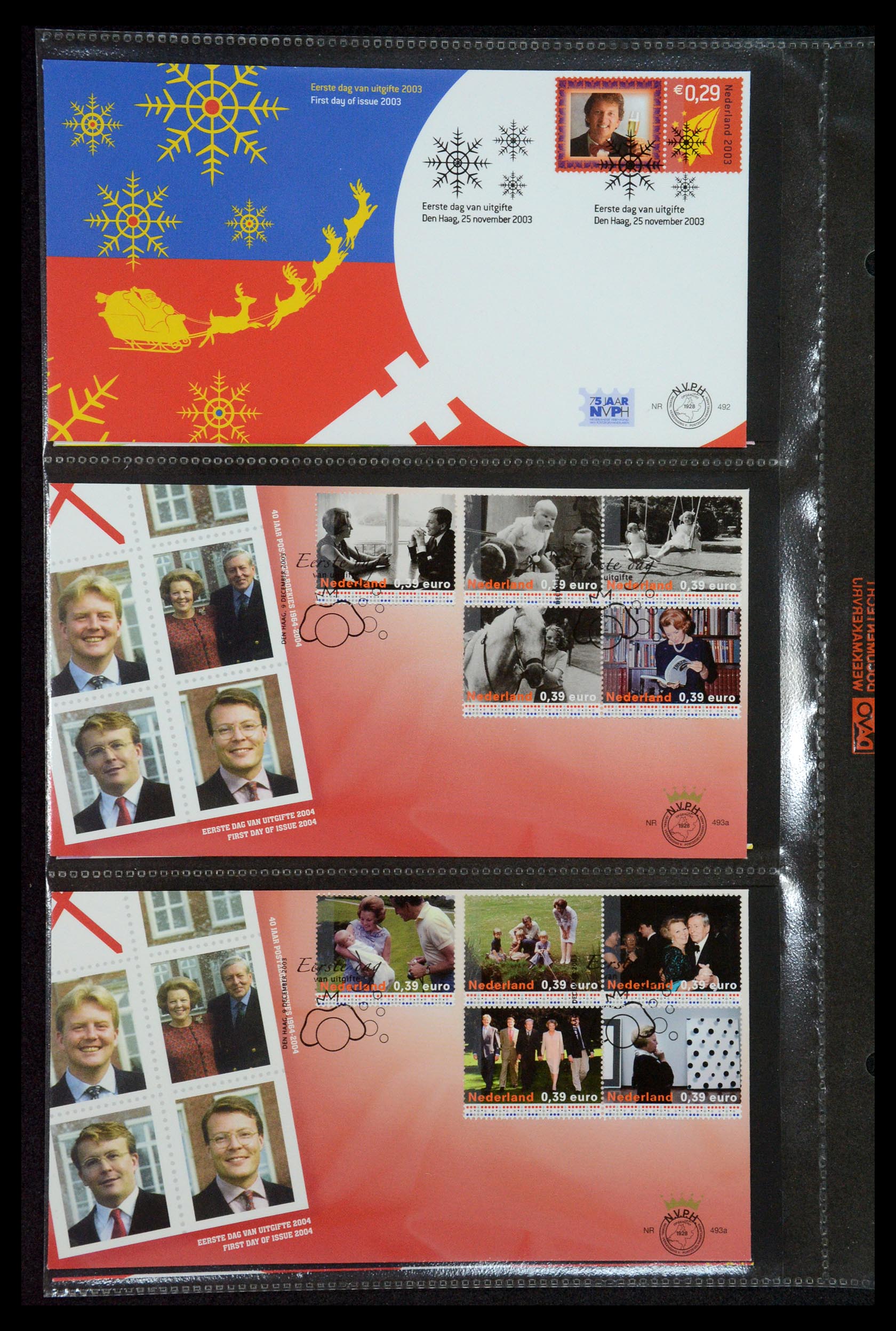 35122 052 - Stamp Collection 35122 Netherlands FDC's 1997-2019!