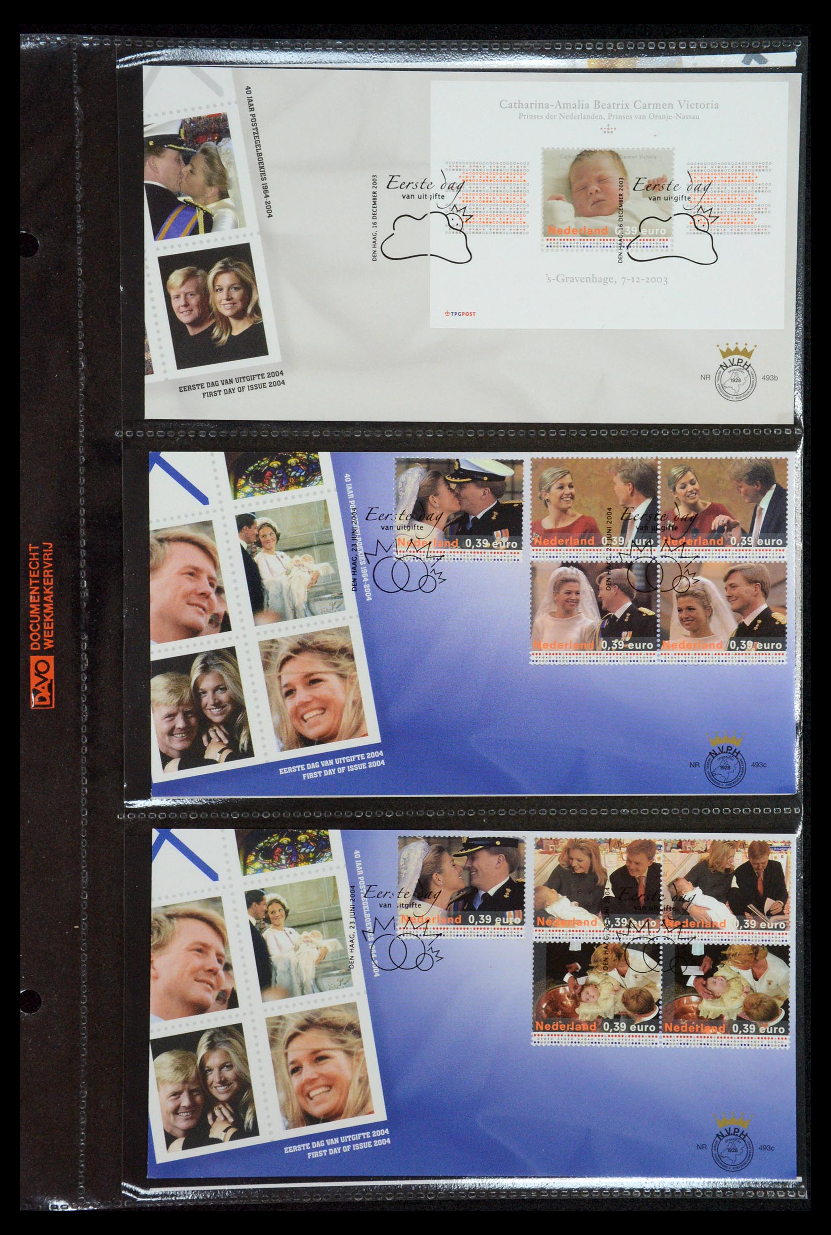 35122 053 - Stamp Collection 35122 Netherlands FDC's 1997-2019!
