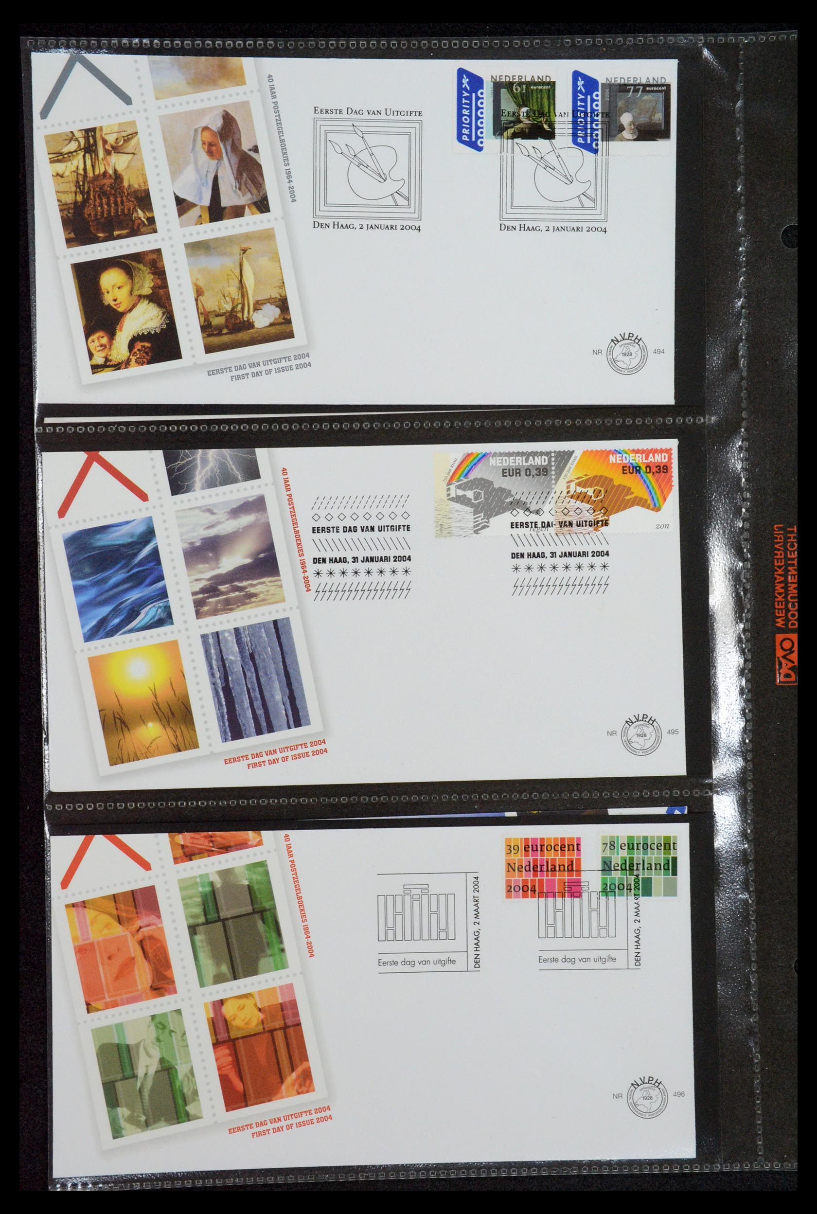 35122 054 - Stamp Collection 35122 Netherlands FDC's 1997-2019!